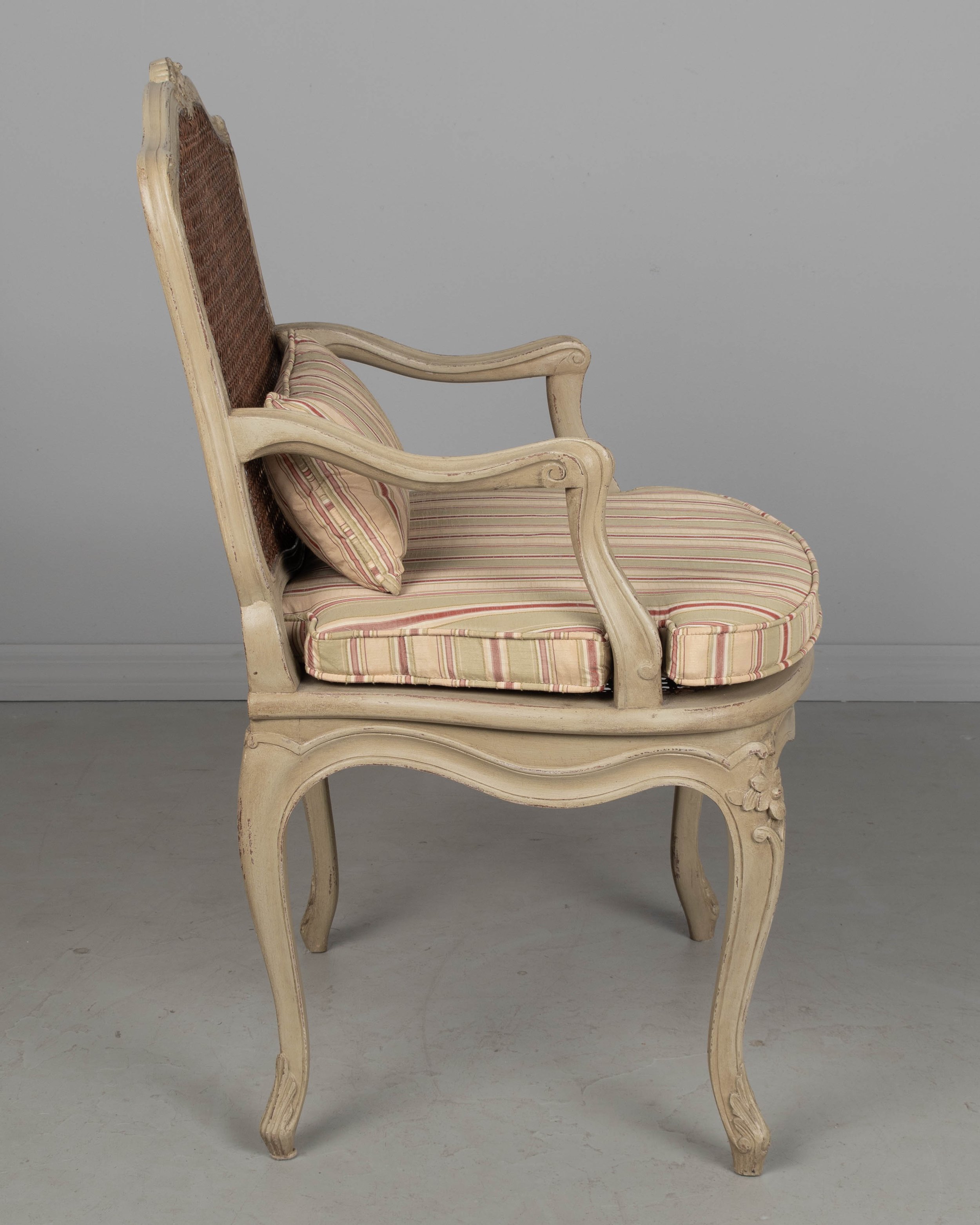 Louis XV Style French Fauteuil or Arm Chair