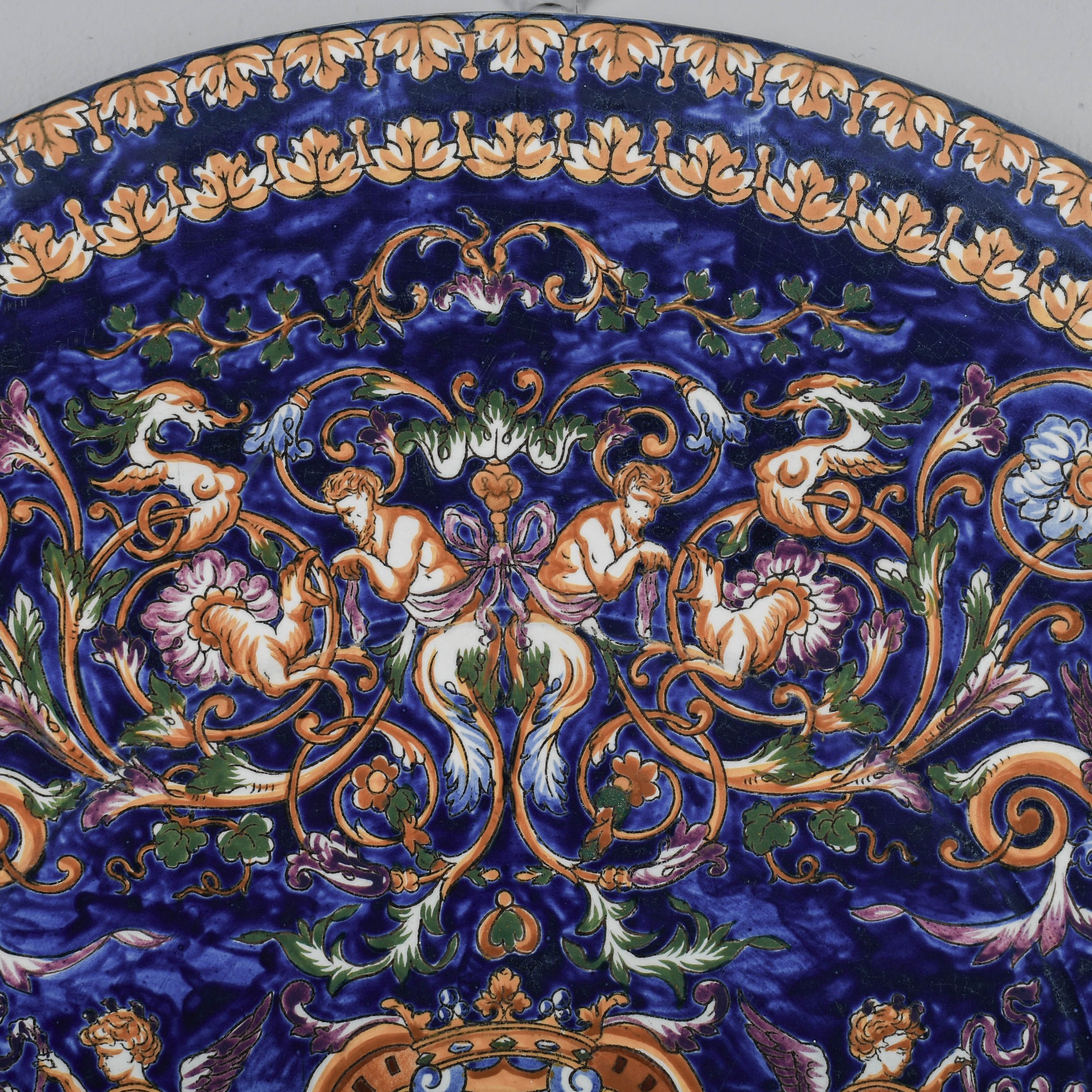 19th Century French Gien Faience Platter