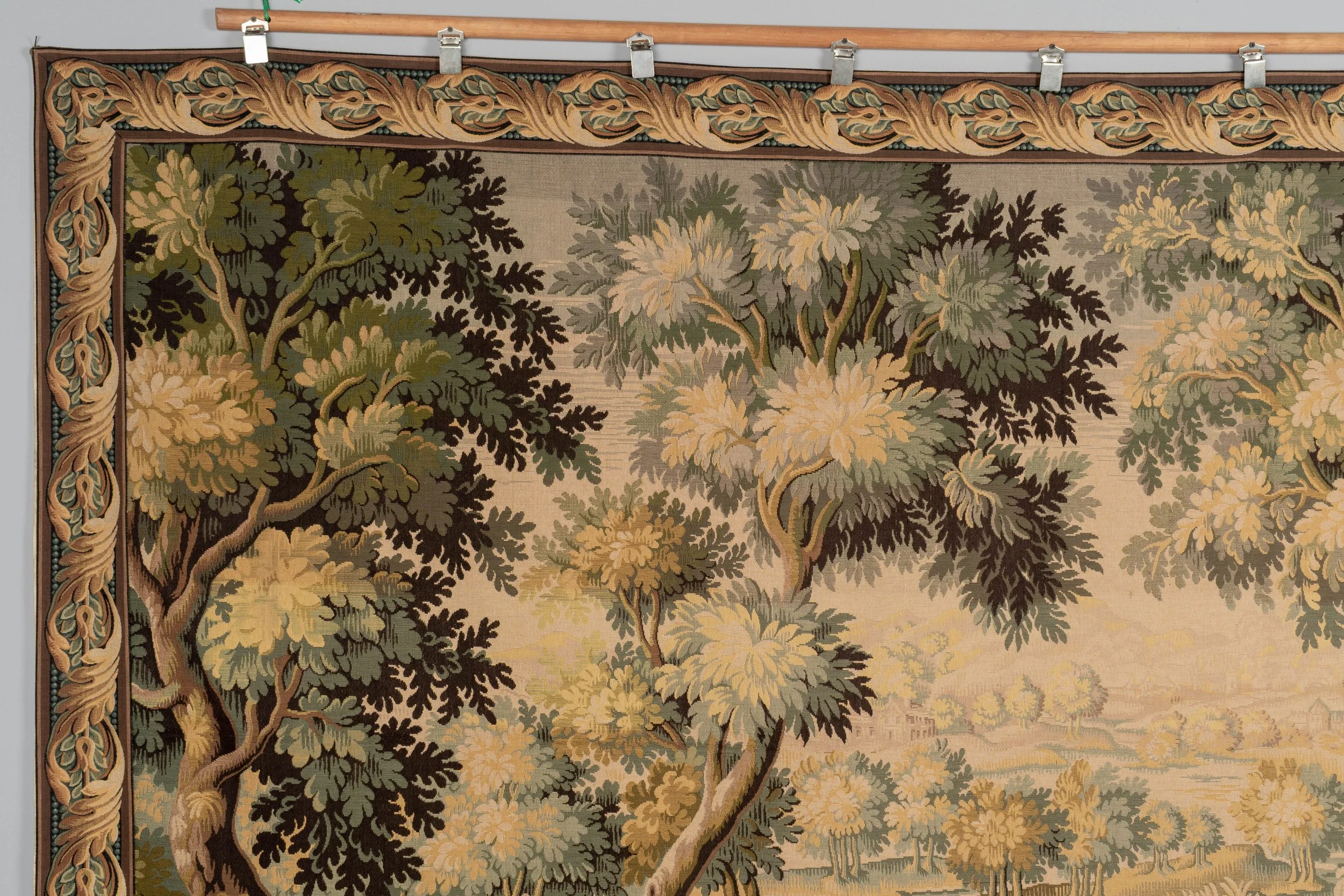 19th Century French Aubusson Verdure Tapestry