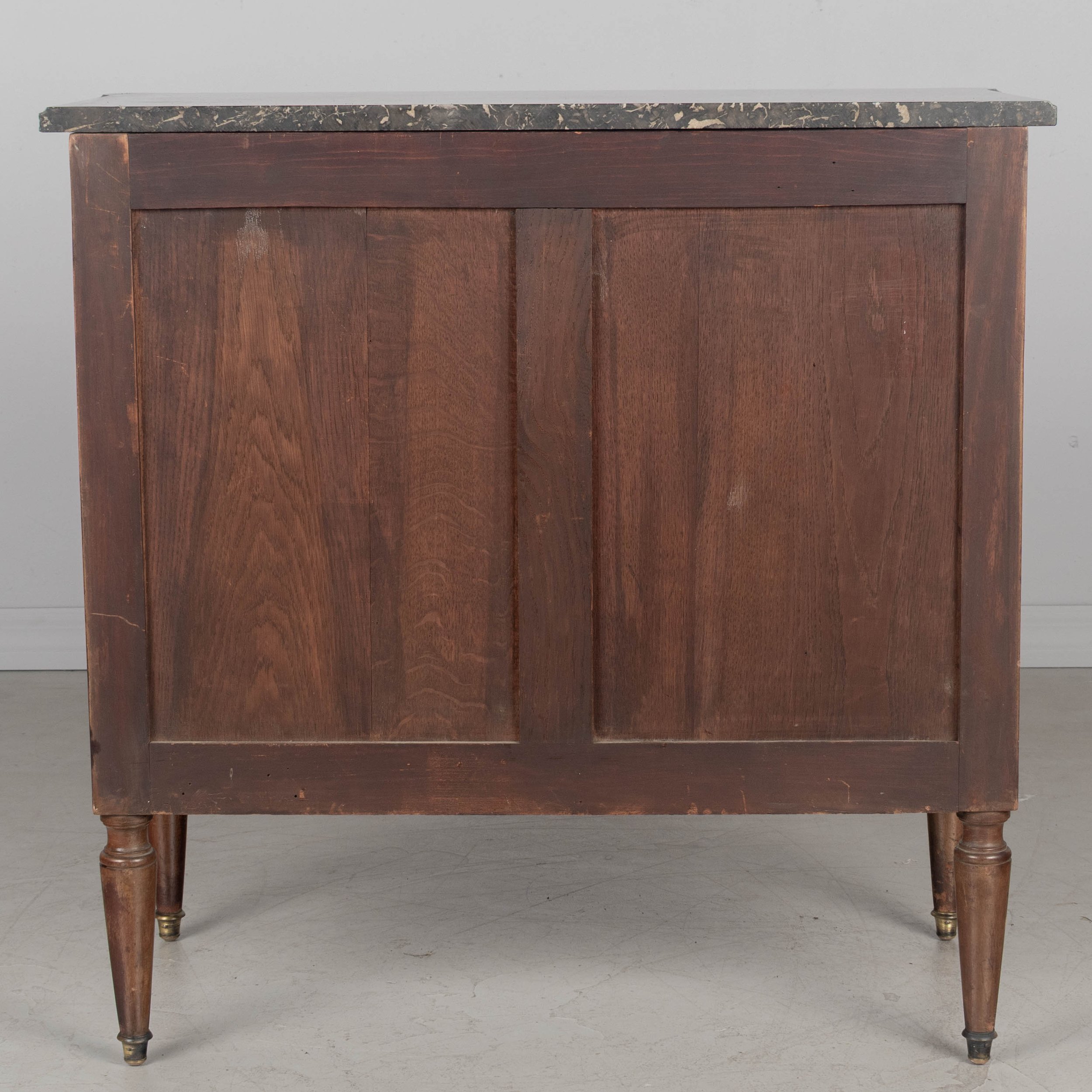French Louis XVI Style Marble Top Commode