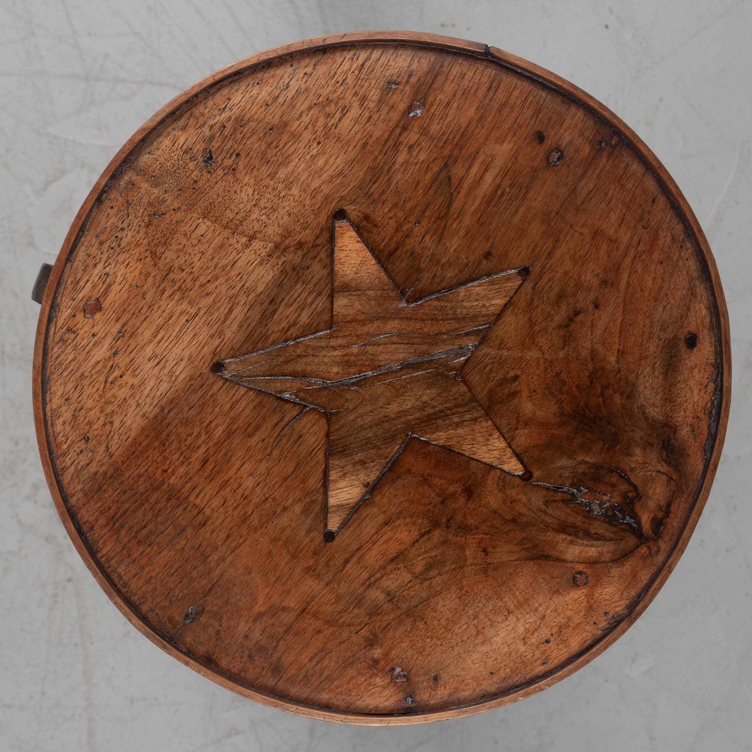 19th Century French Folk Art Accent Table