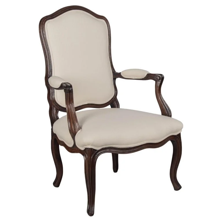 18th Century Louis XV French Fauteuil Armchair
