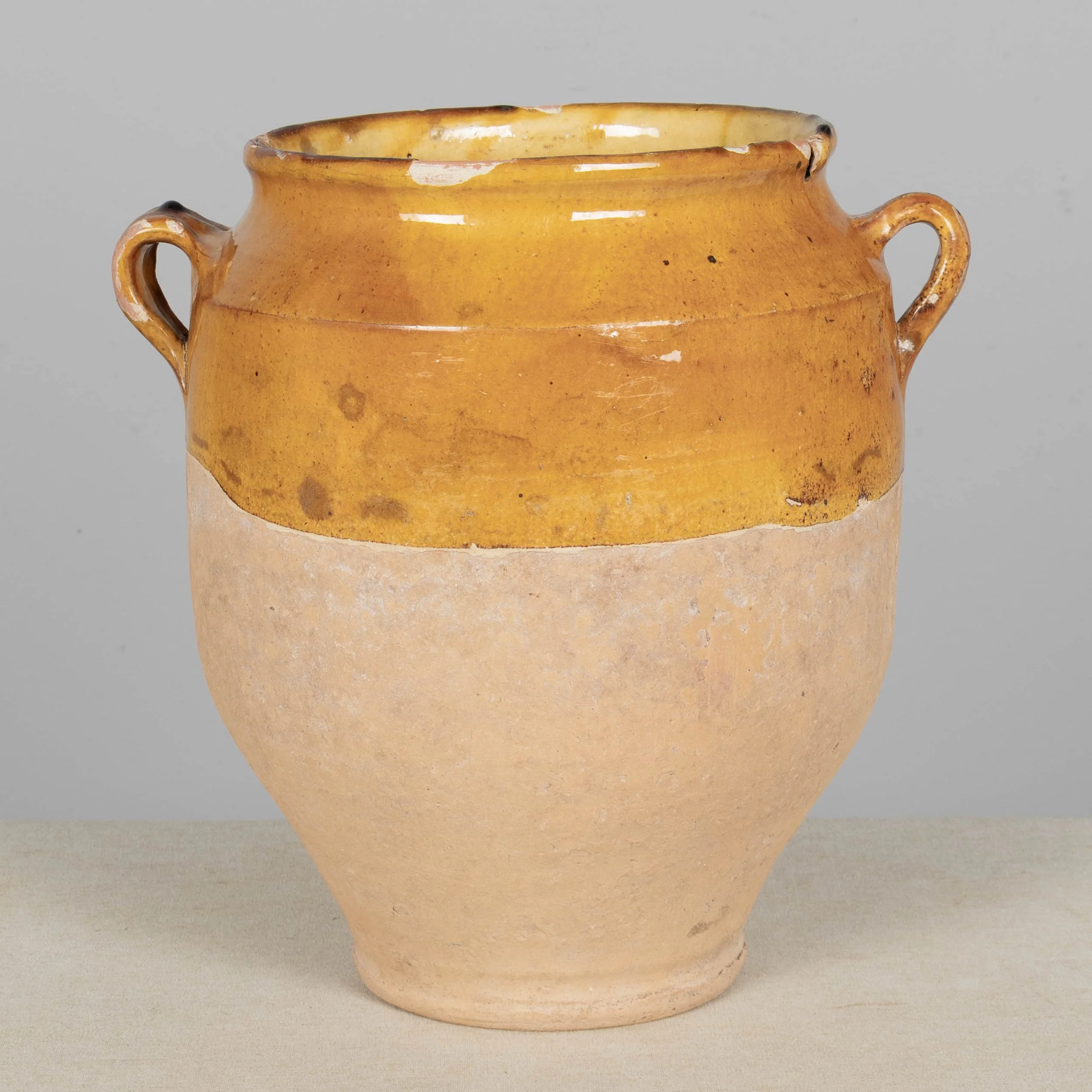 French Terracotta Vase or Pot à Confit