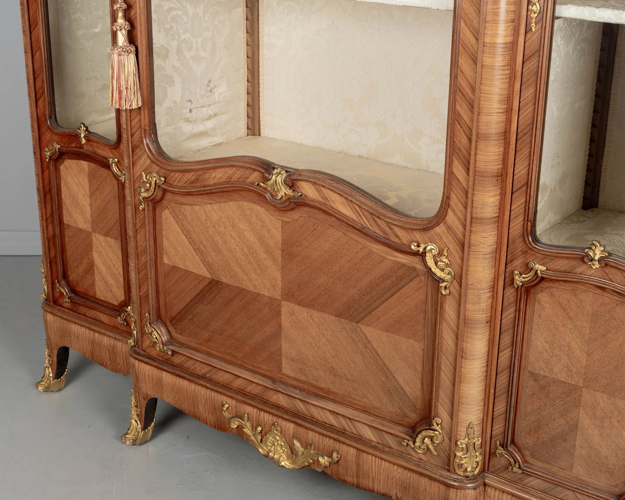 Louis XV Style French Bibliotheque or Cabinet by Schmit & Cie