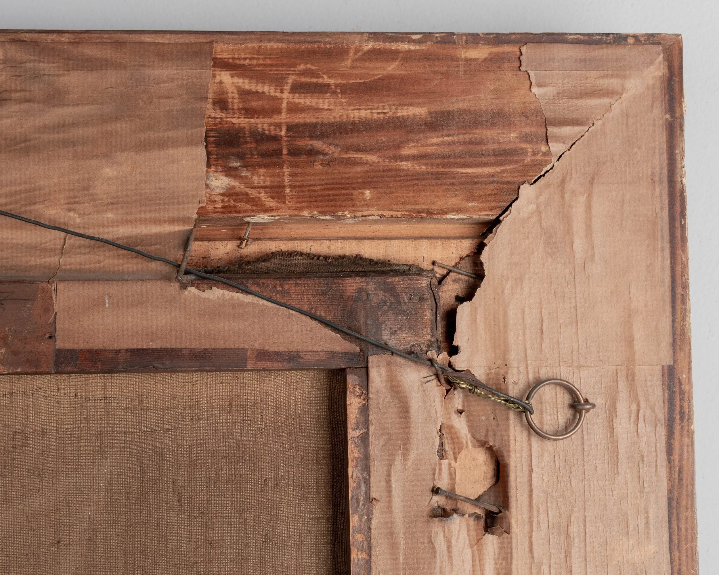 19th Century Painting by James Vivien de Fleury "Montfort, Brittany"