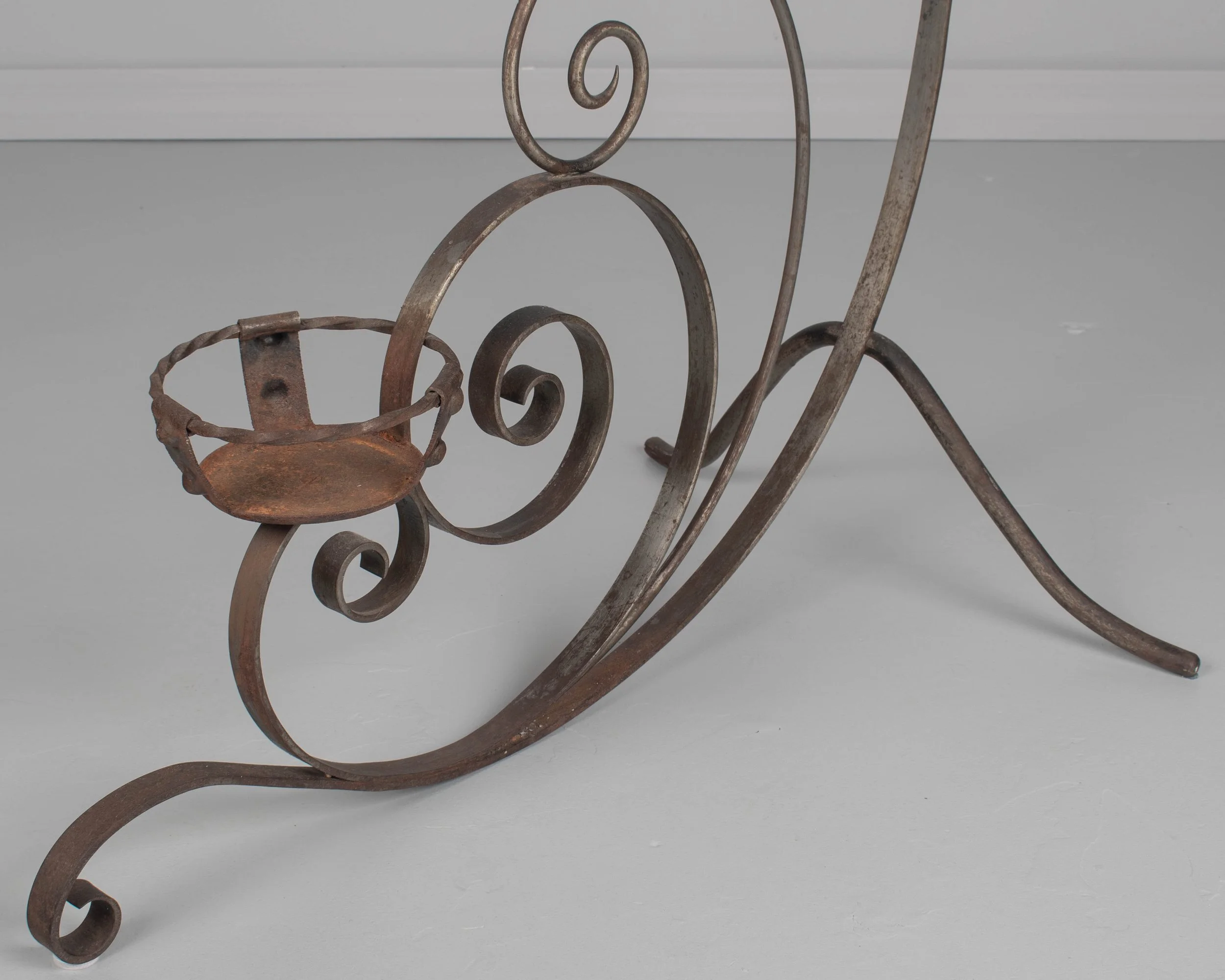 Pair of French Wrought Iron Plant Stands
