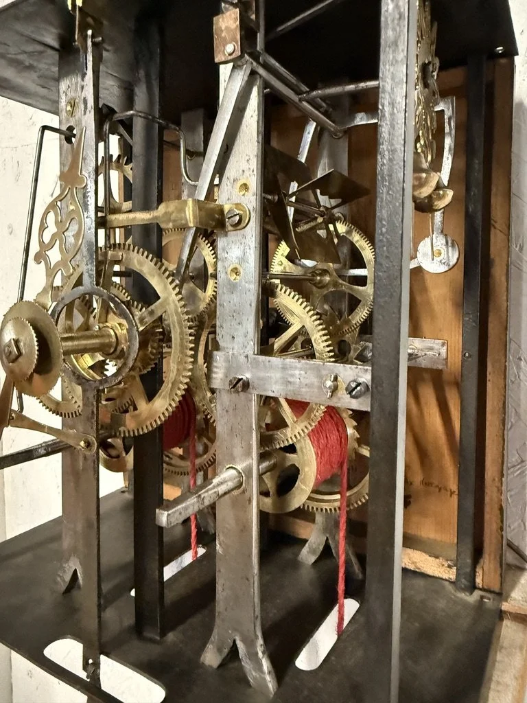 19th Century French Comtoise or Morbier Grandfather Clock