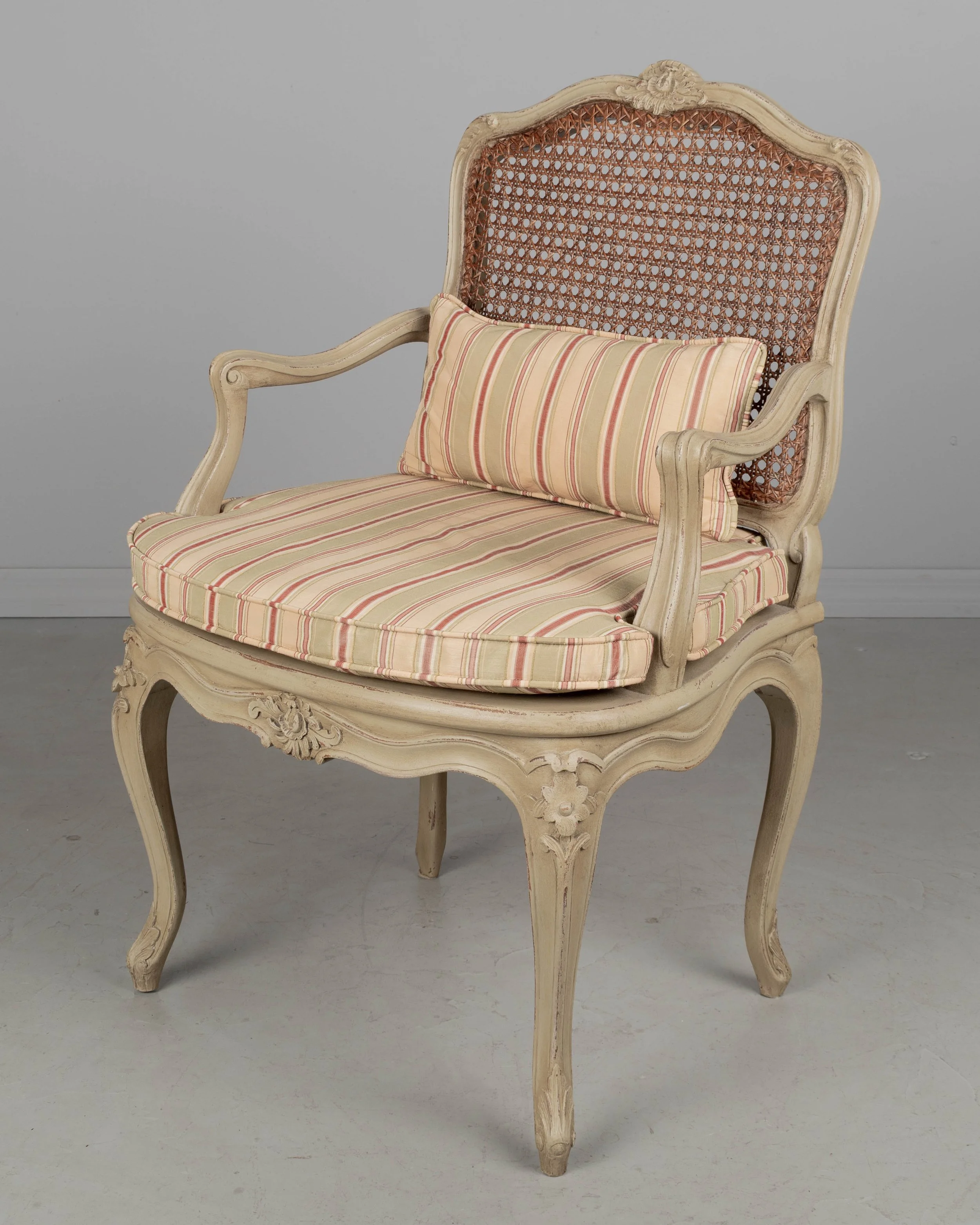 Louis XV Style French Fauteuil or Arm Chair