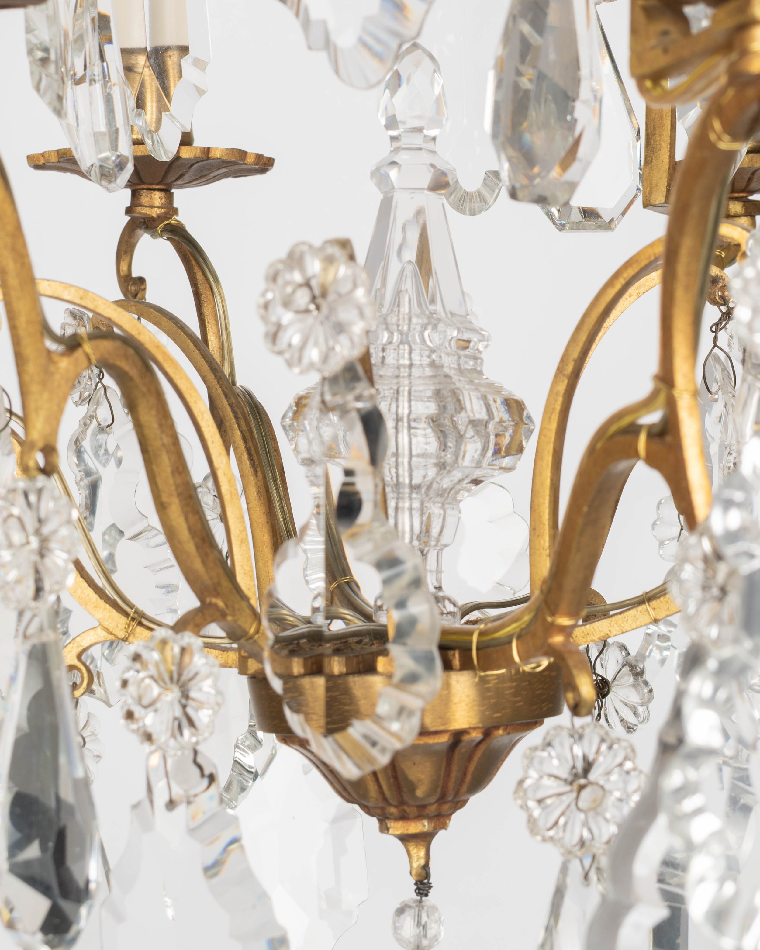French Louis XV Style Crystal Chandelier
