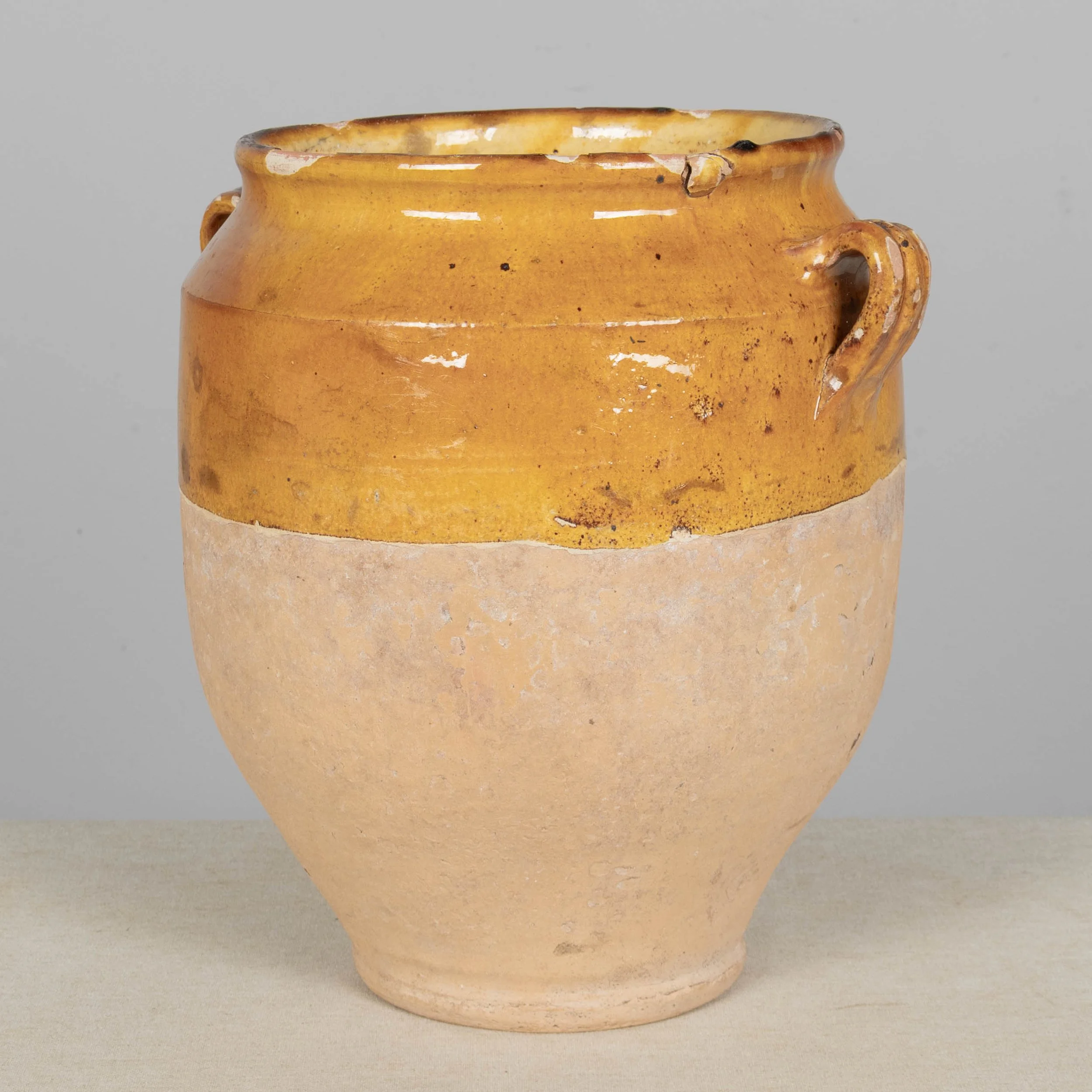 French Terracotta Vase or Pot à Confit