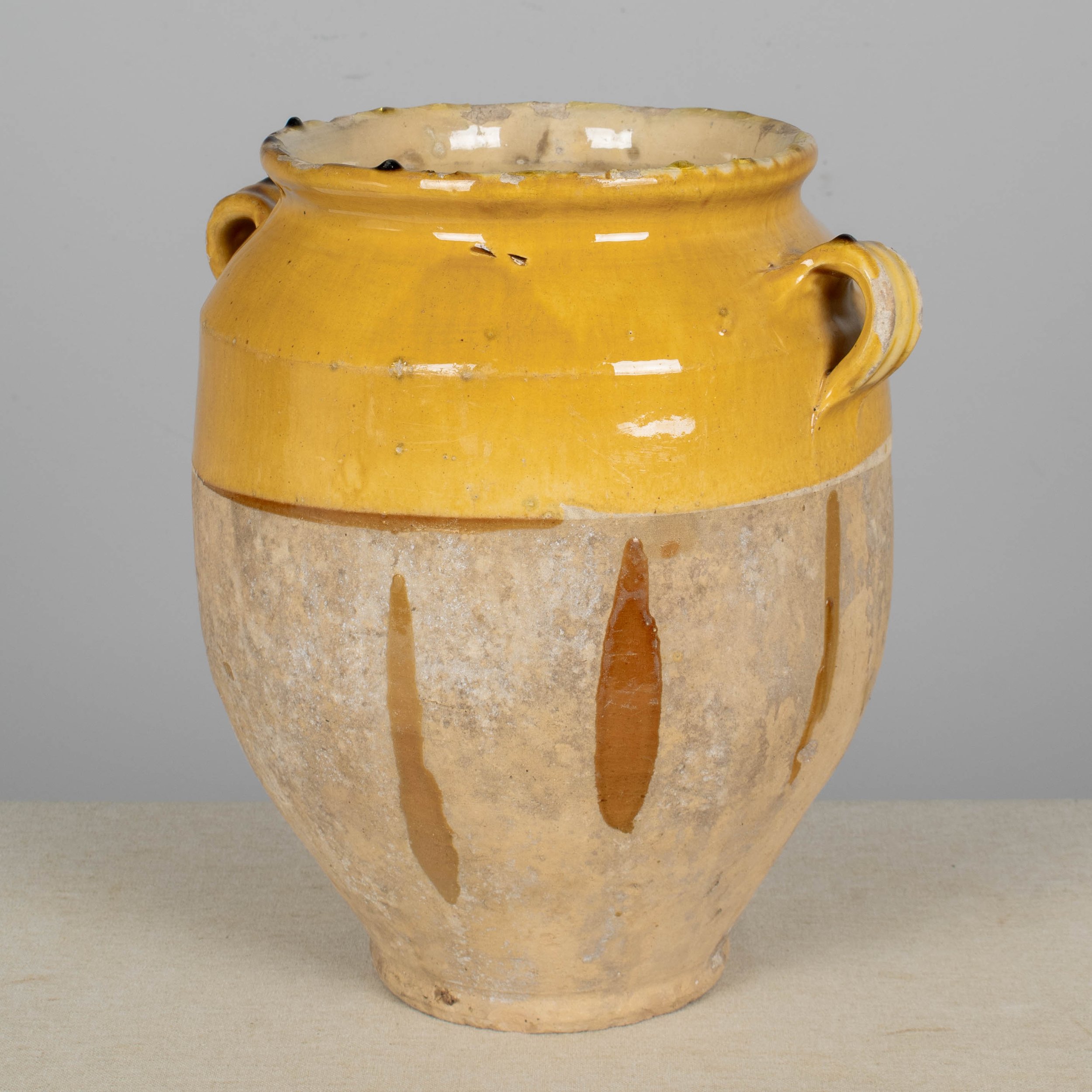 French Terracotta Vase or Pot à Confit