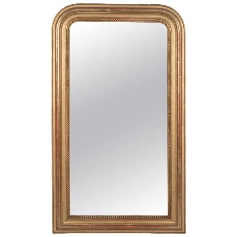 French Louis Philippe Style Gilded Mirror