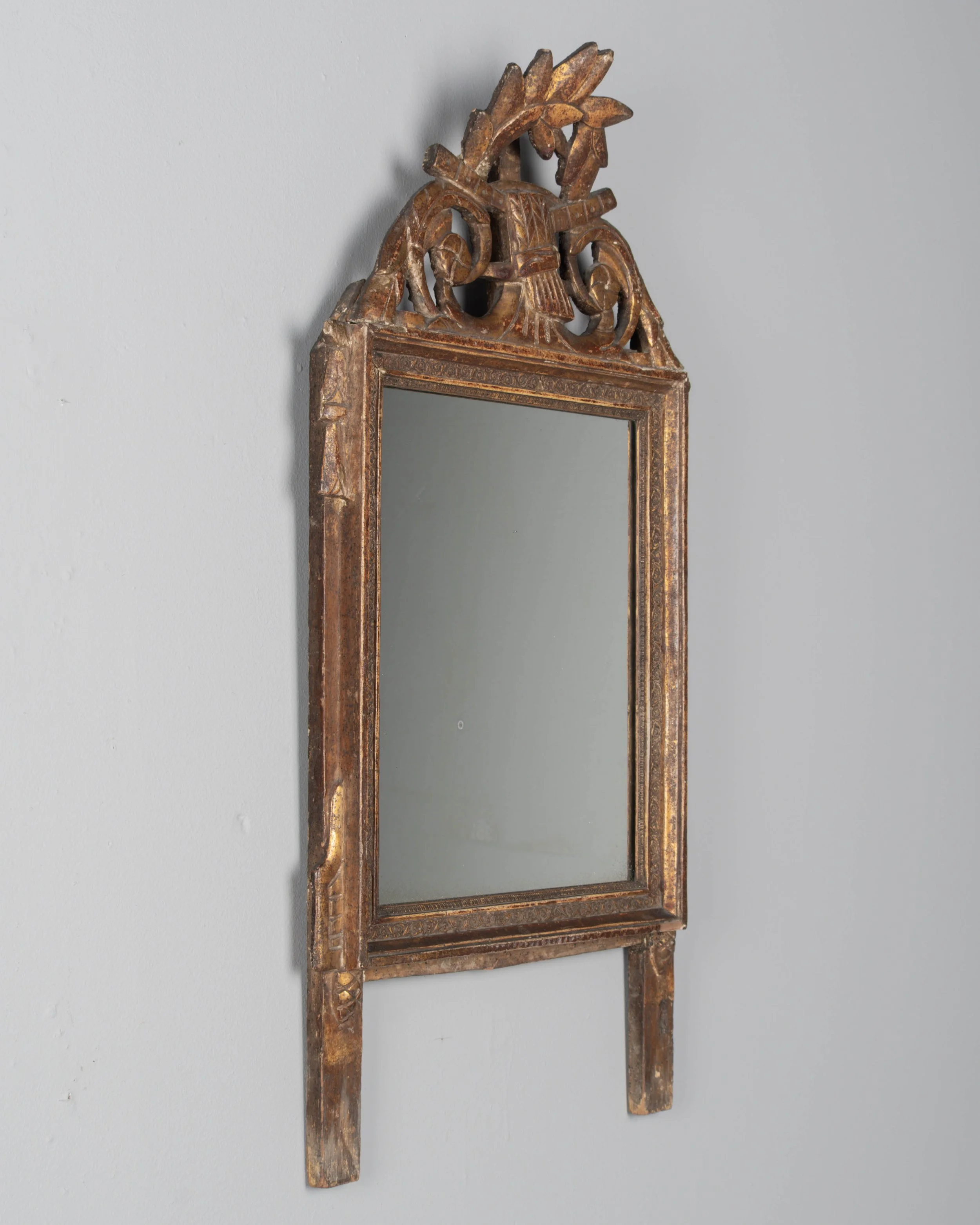 19th Century French Louis XVI Giltwood Mirror