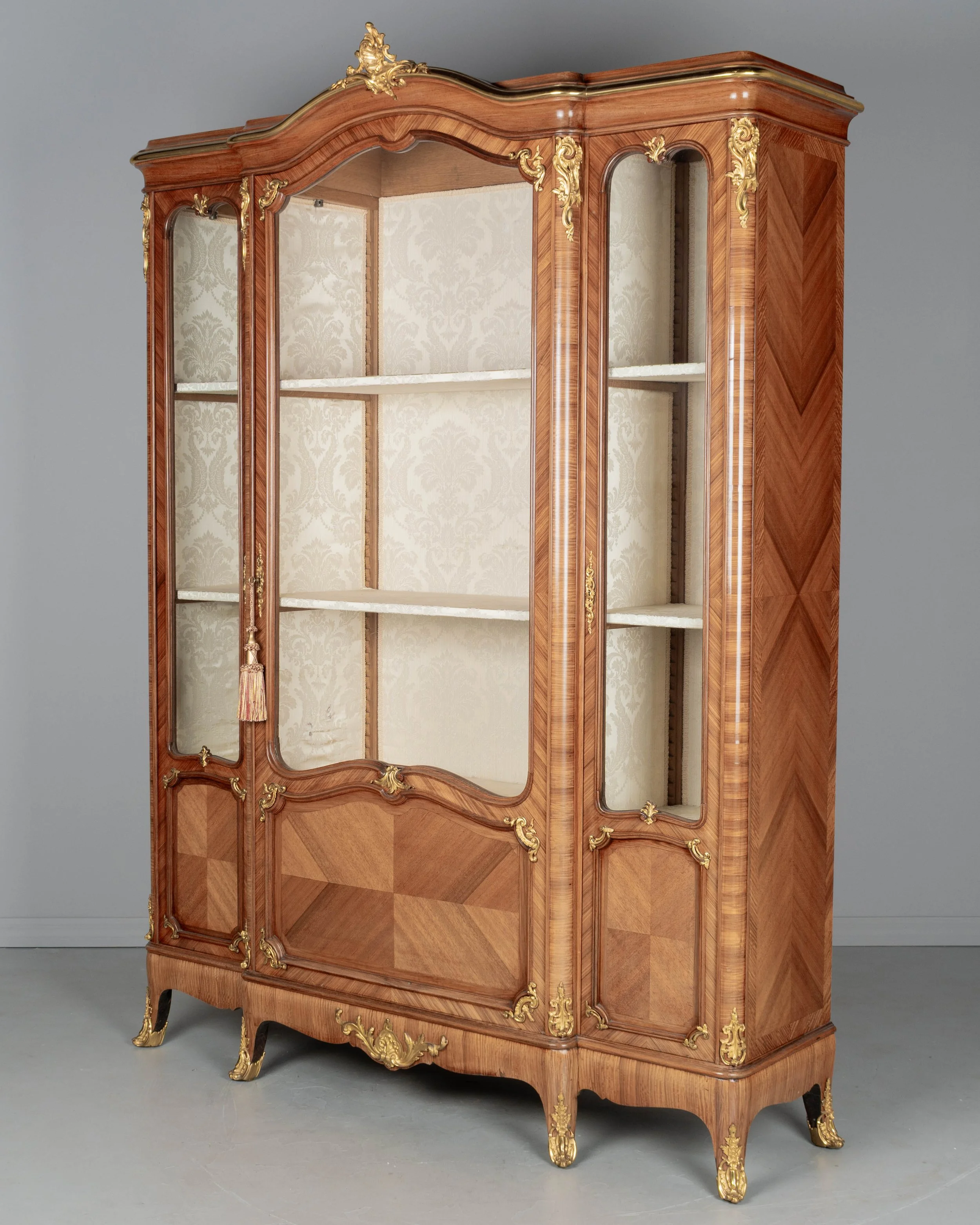 Louis XV Style French Bibliotheque or Cabinet by Schmit & Cie