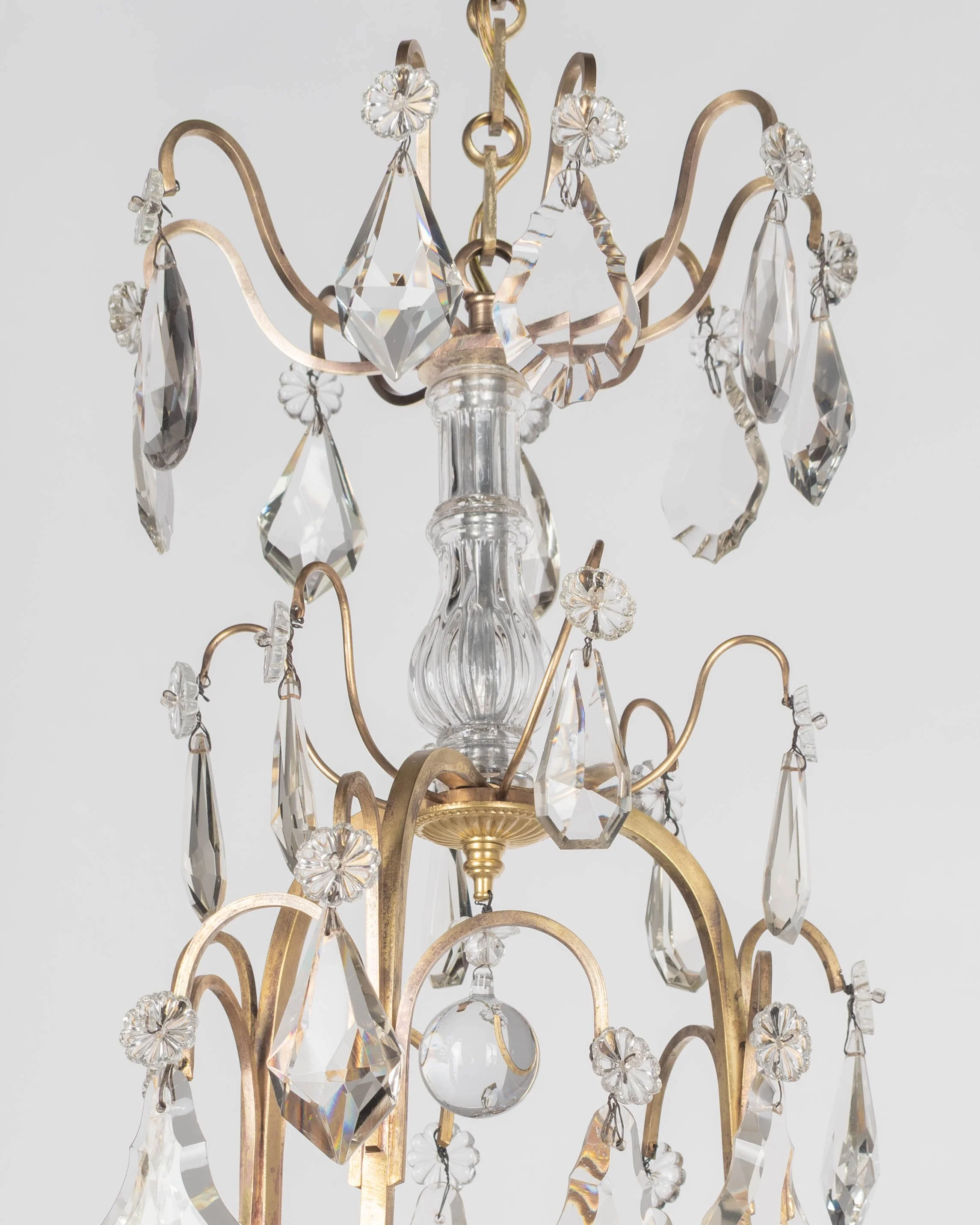 French Louis XV Style Crystal Chandelier