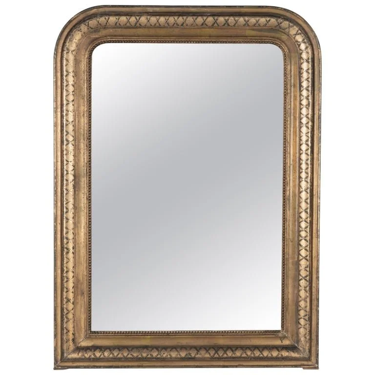 Louis Philippe French Gilded Mirror