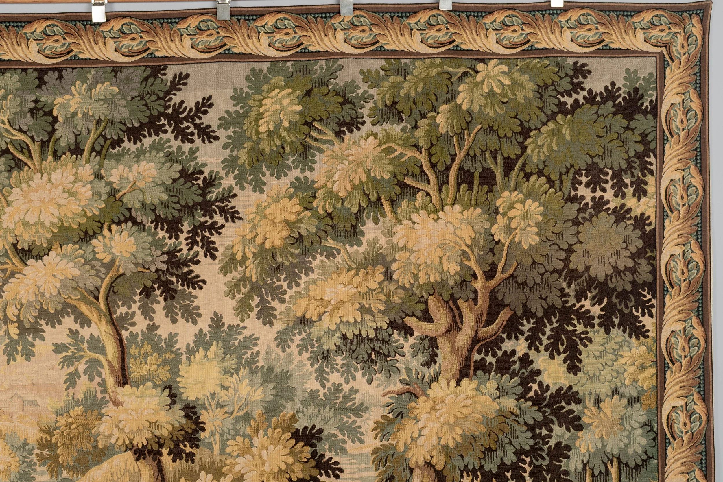 19th Century French Aubusson Verdure Tapestry