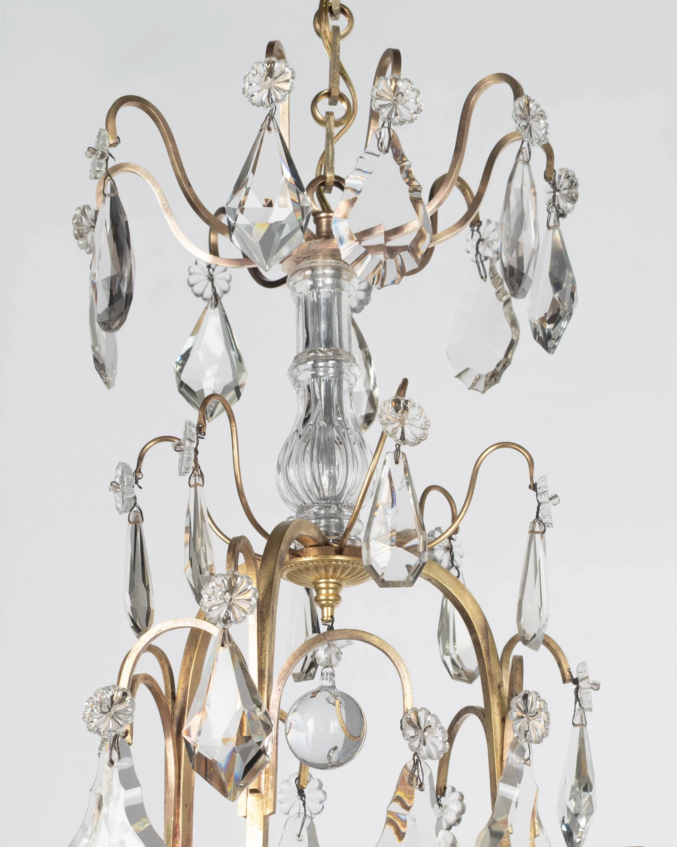 French Louis XV Style Crystal Chandelier