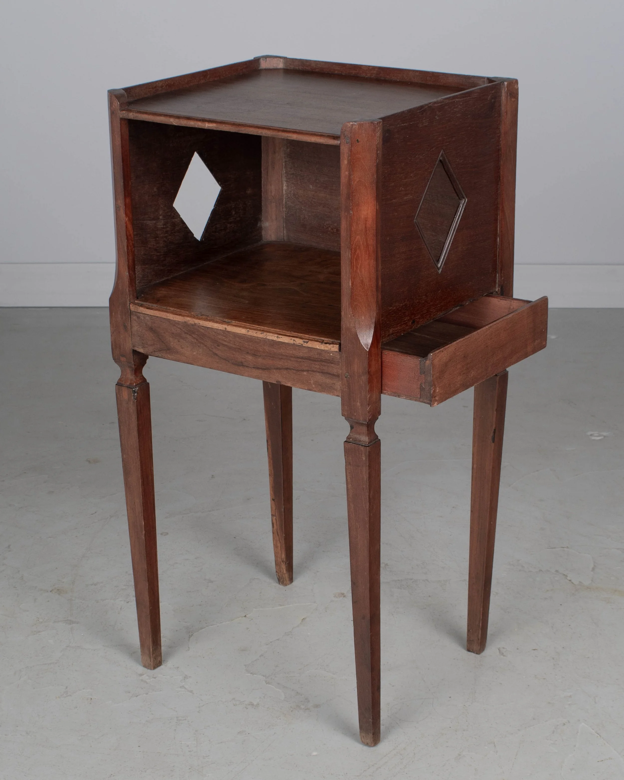 French Country Mahogany Side Table