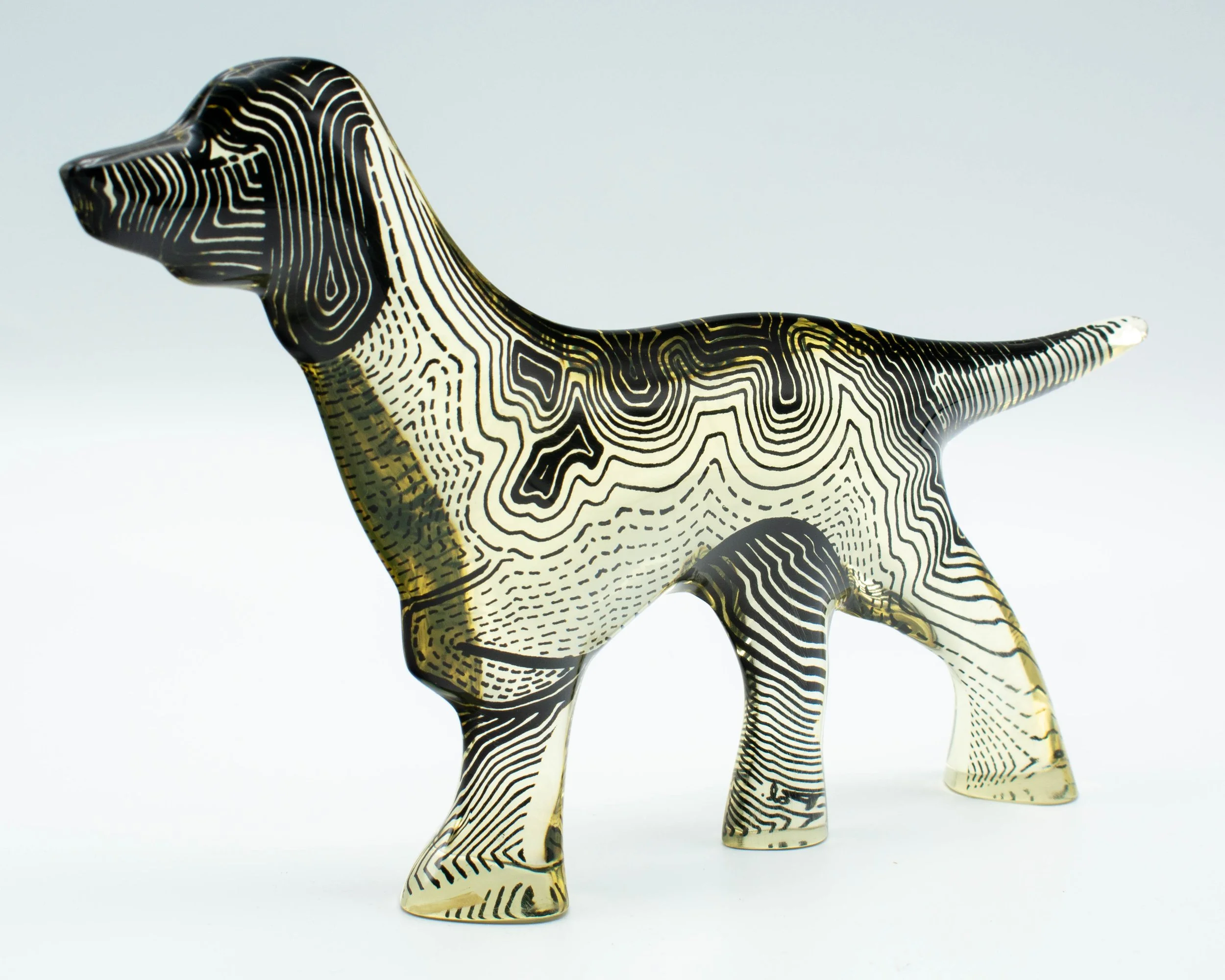 Palatnik Op Art Lucite Dog