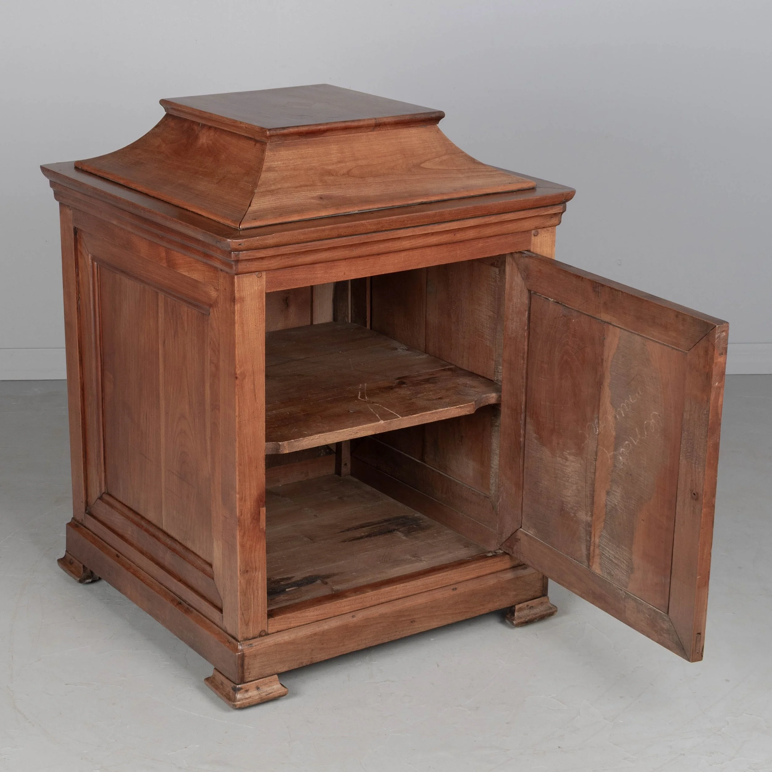 19th Century Louis Philippe French Pedestal Cabinet