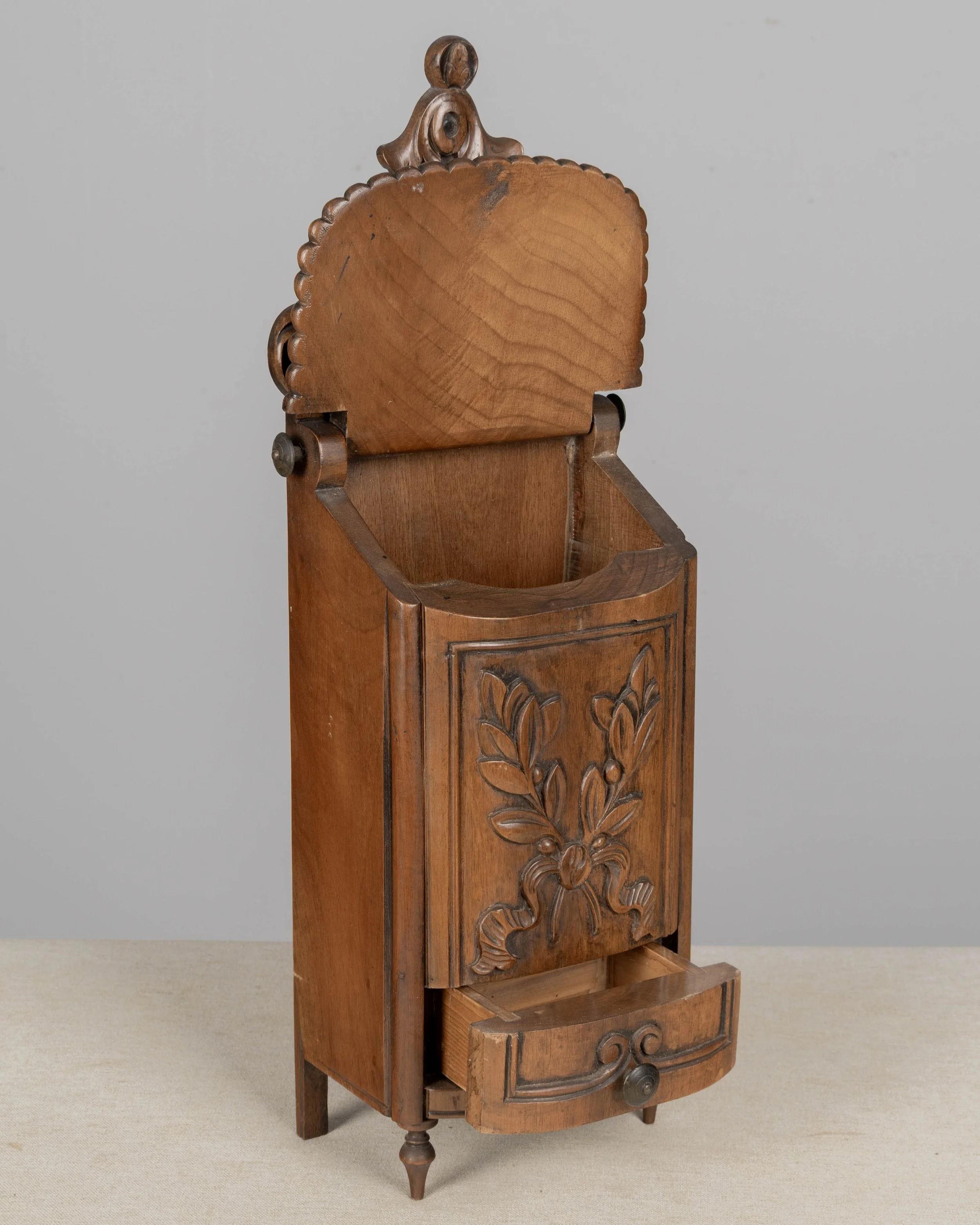 A set of two French Provencal decorative boxes