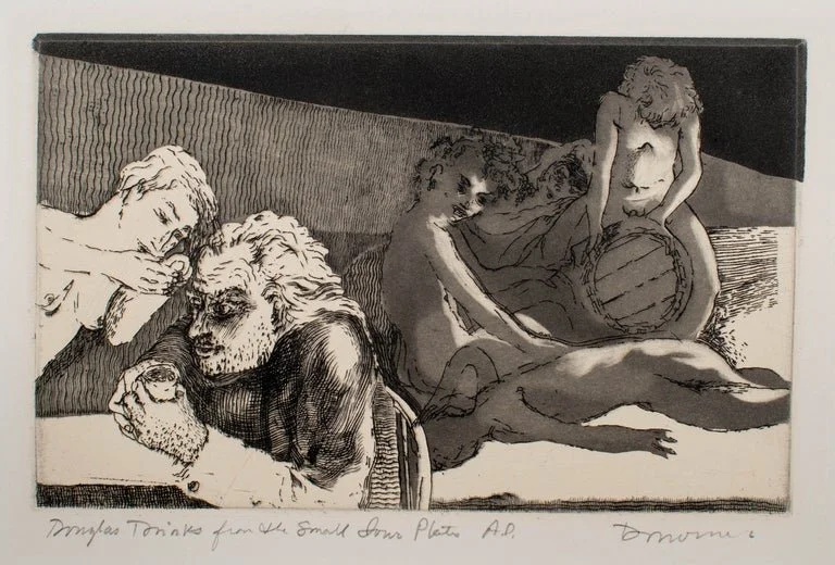 "Douglas Drinks" Framed Engraving by David Donovan