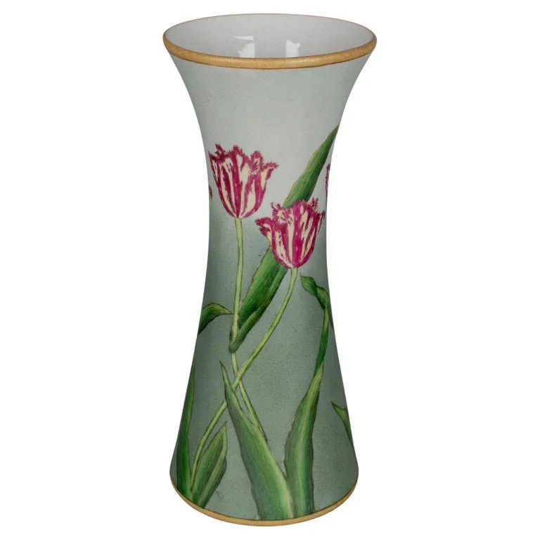 French Art Nouveau Ceramic Tulip Vase