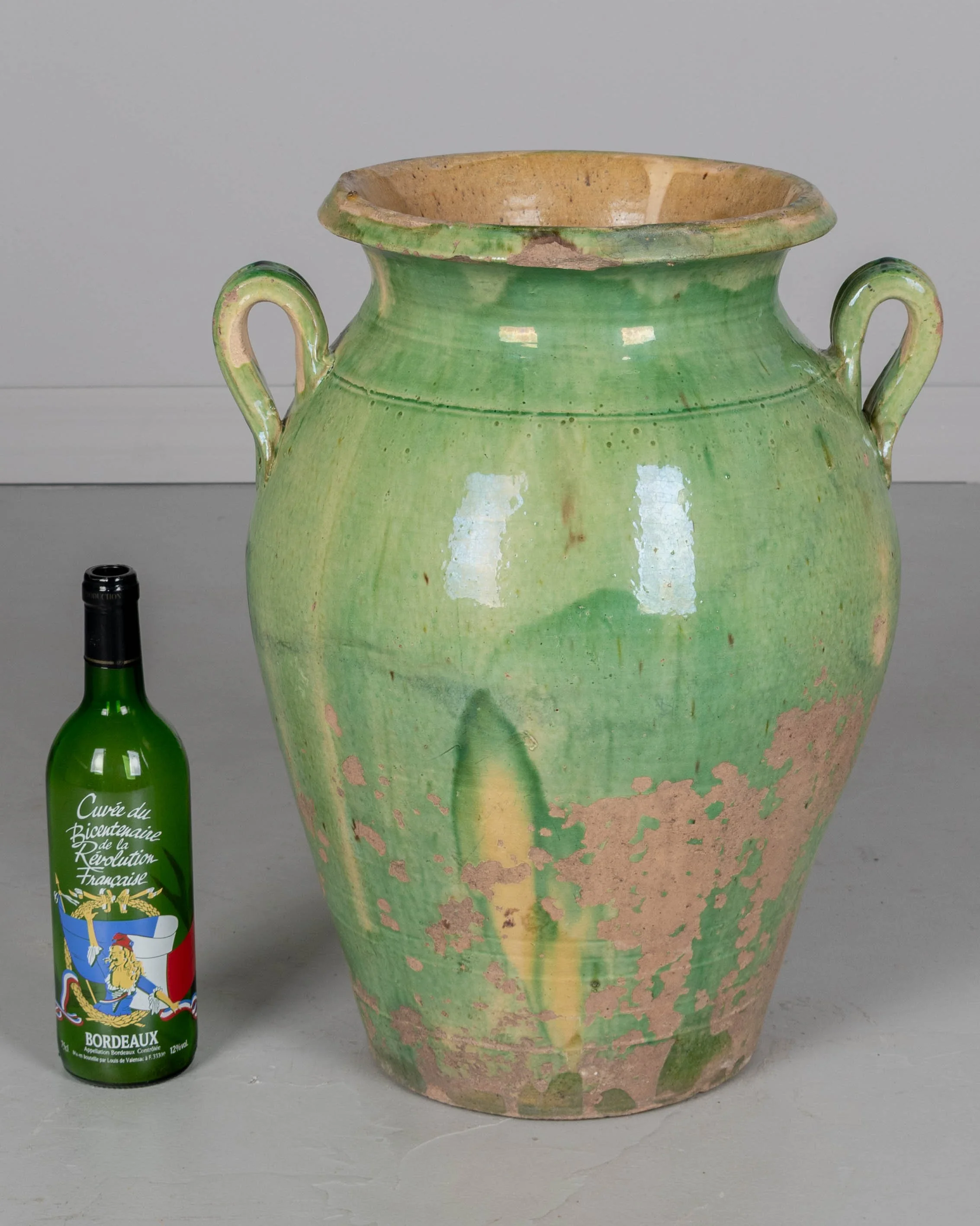 Large 19th Century French Pottery Jar or Planter