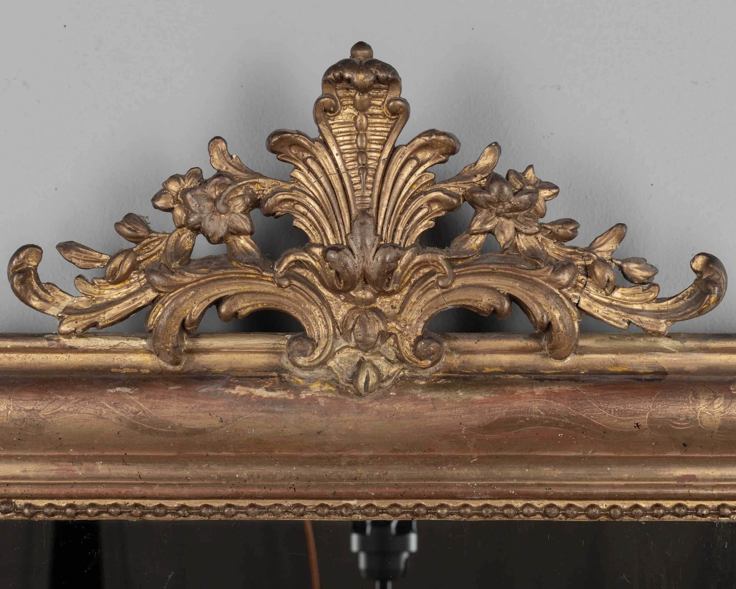 19th Century French Louis Philippe Style Gilded Mirror