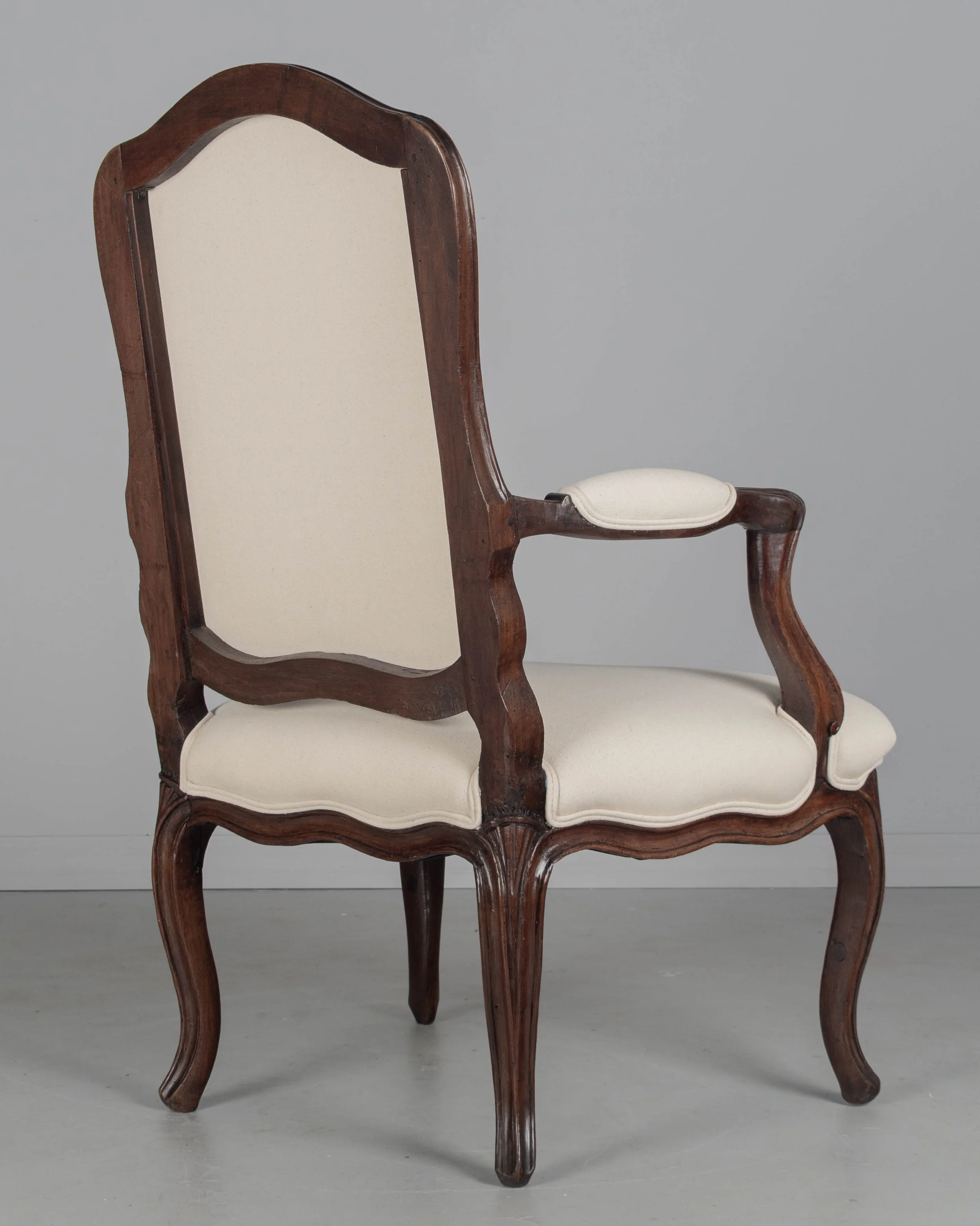 18th Century Louis XV French Fauteuil Armchair