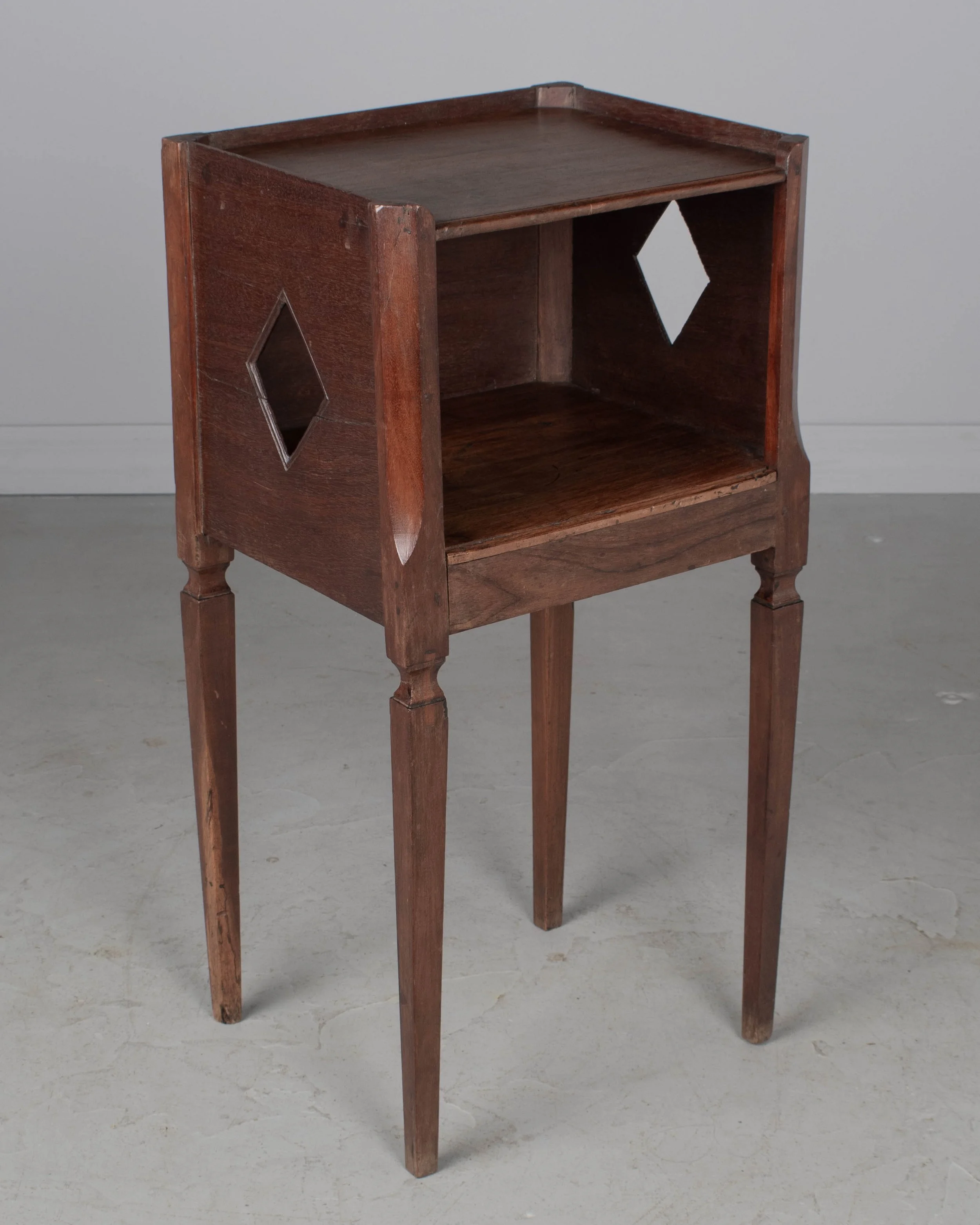 French Country Mahogany Side Table