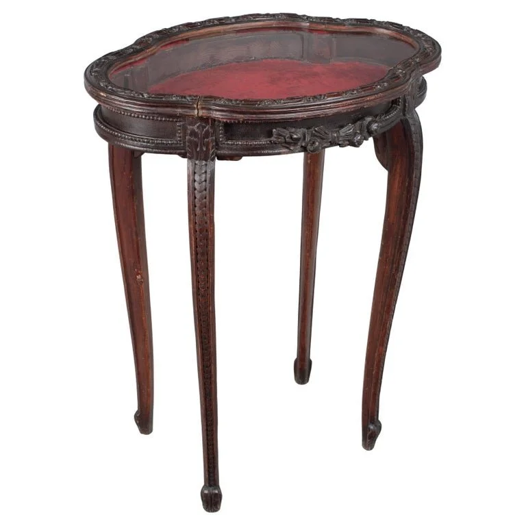 19th Century French Louis XV Style Vitrine or Display Table