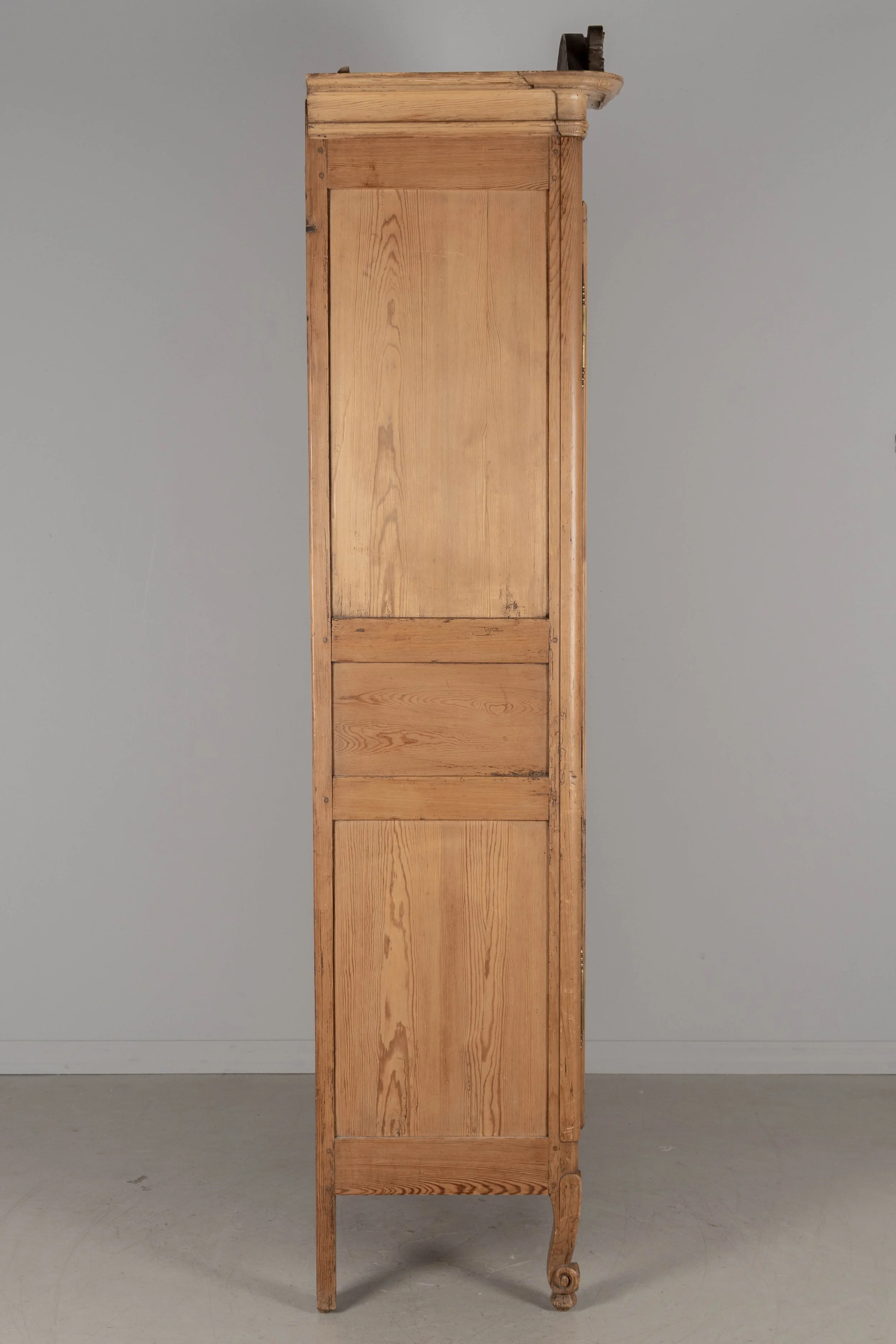 A 19th century Louis XV French Armoire Cauchoise from Caux in Normandy.