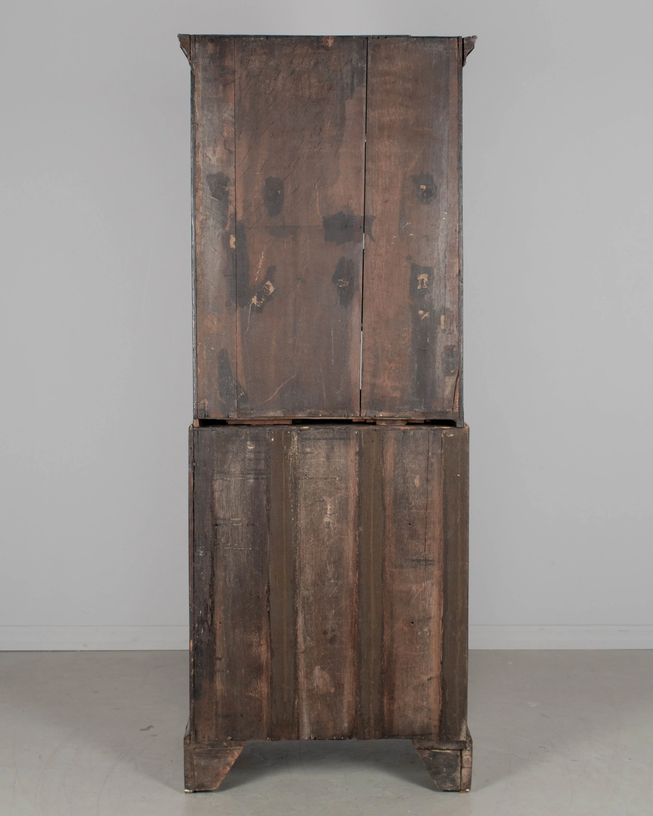 18th Century English Walnut Bureau Bookcase, or Secretary Desk