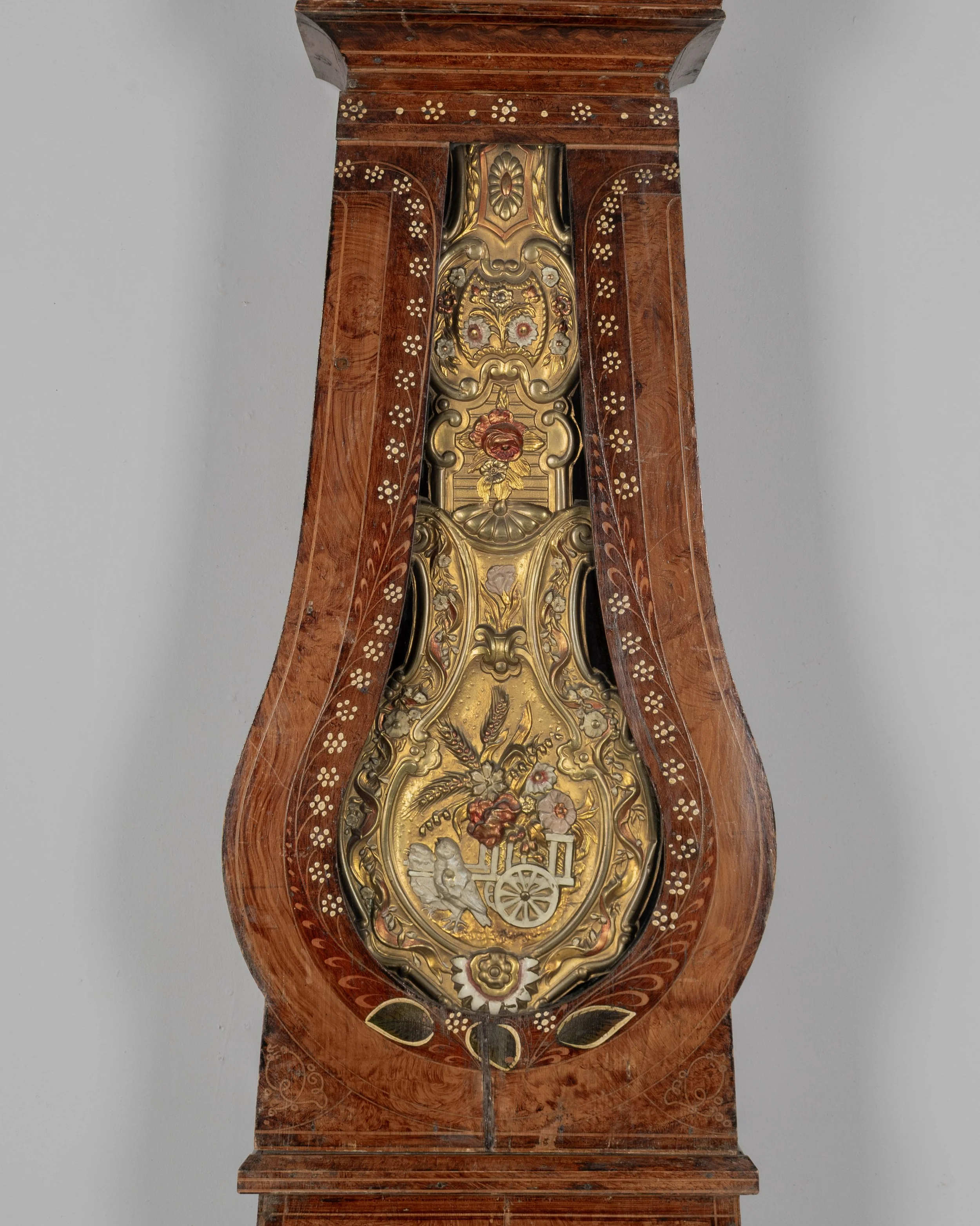 19th Century French Comtoise or Morbier Grandfather Clock