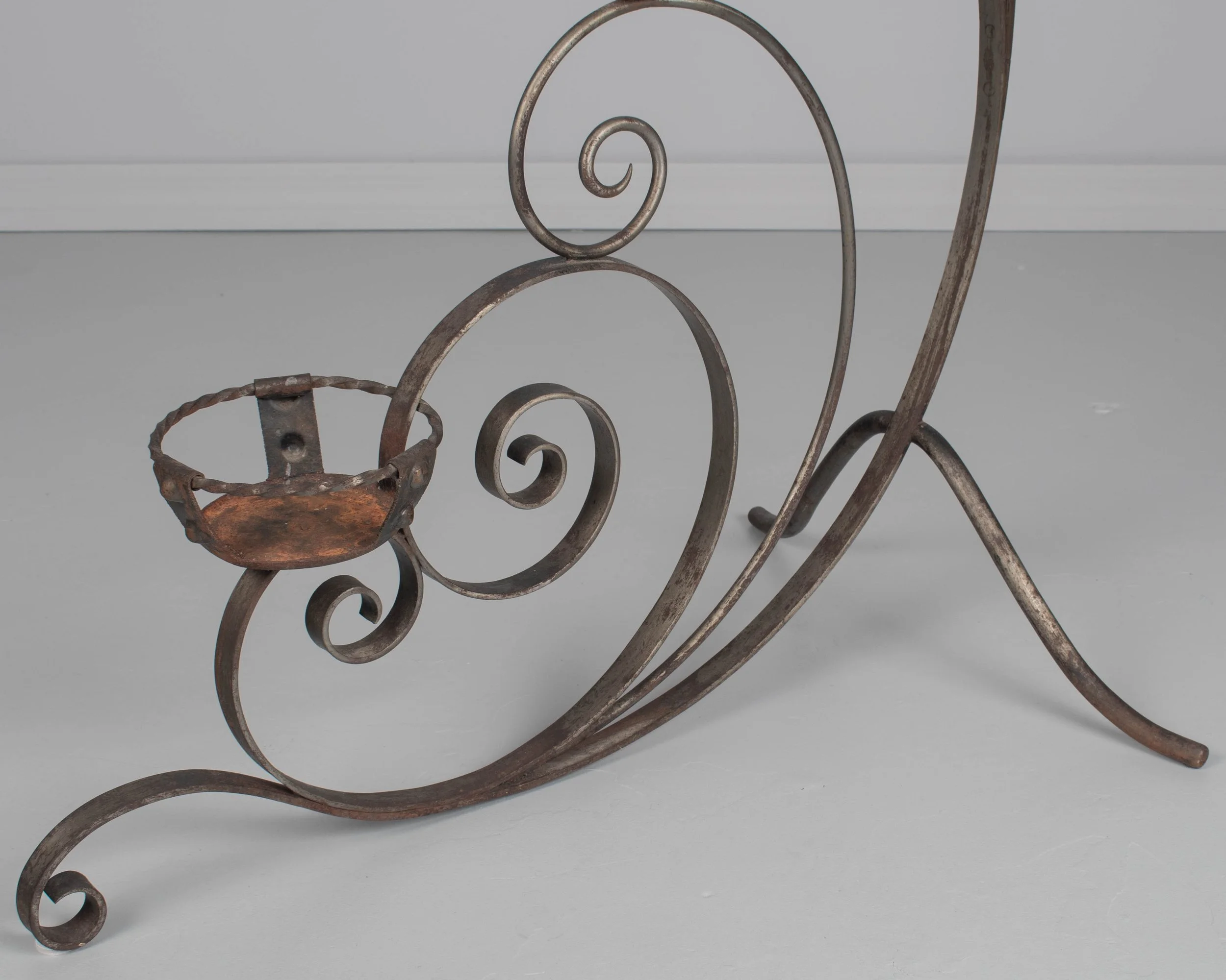 Pair of French Wrought Iron Plant Stands