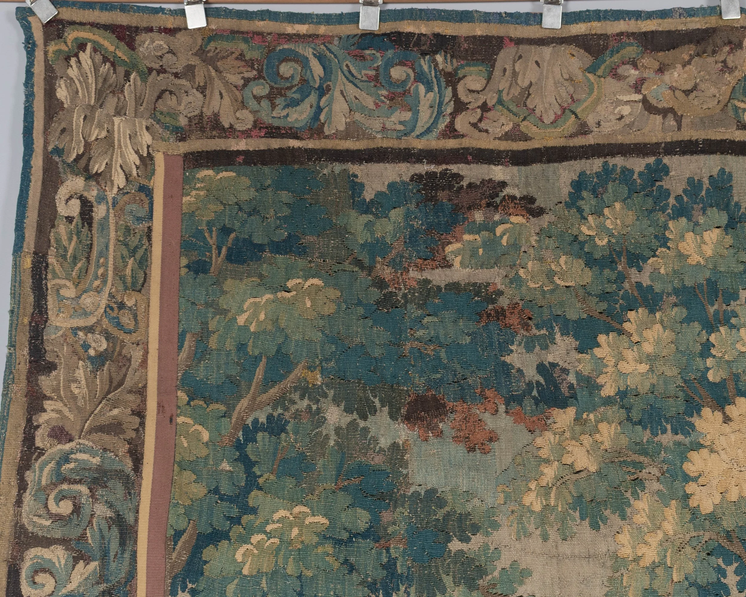 18th Century French Aubusson Verdure Tapestry