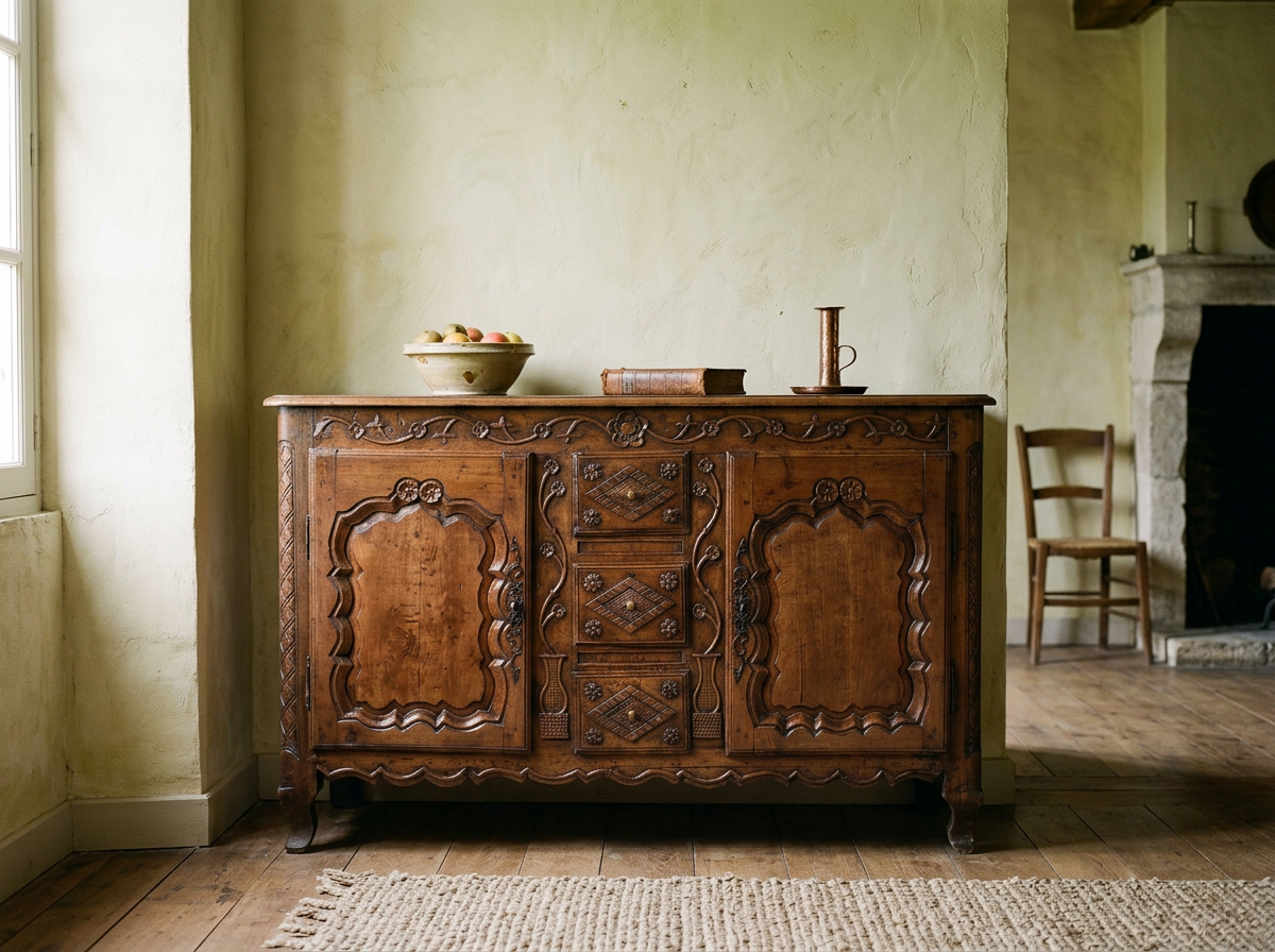 18th Century Country French Enfilade or Sideboard