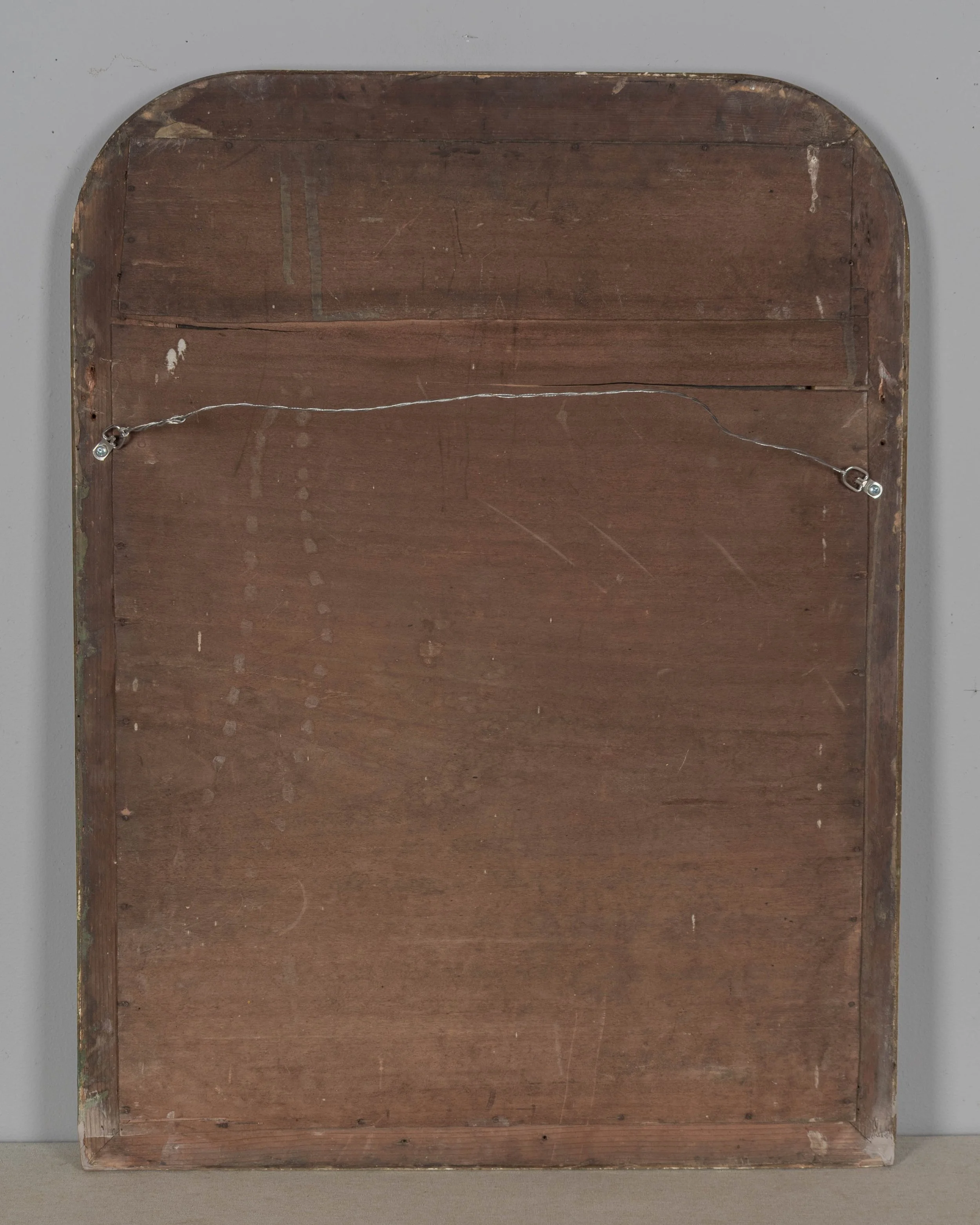 French Louis Philippe Silver Gilt Mirror