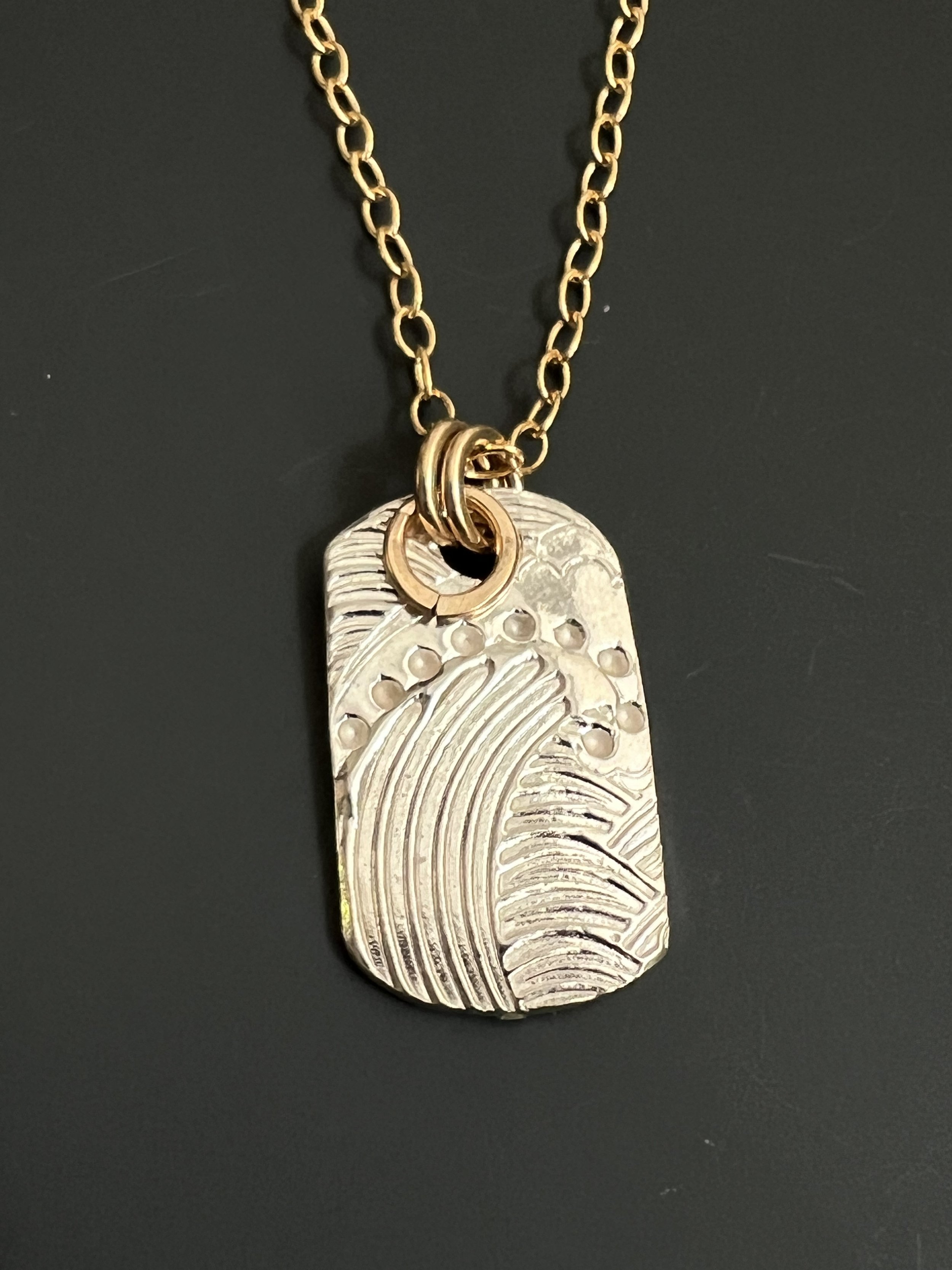 Good Wave Necklace SM - Bi-Color
