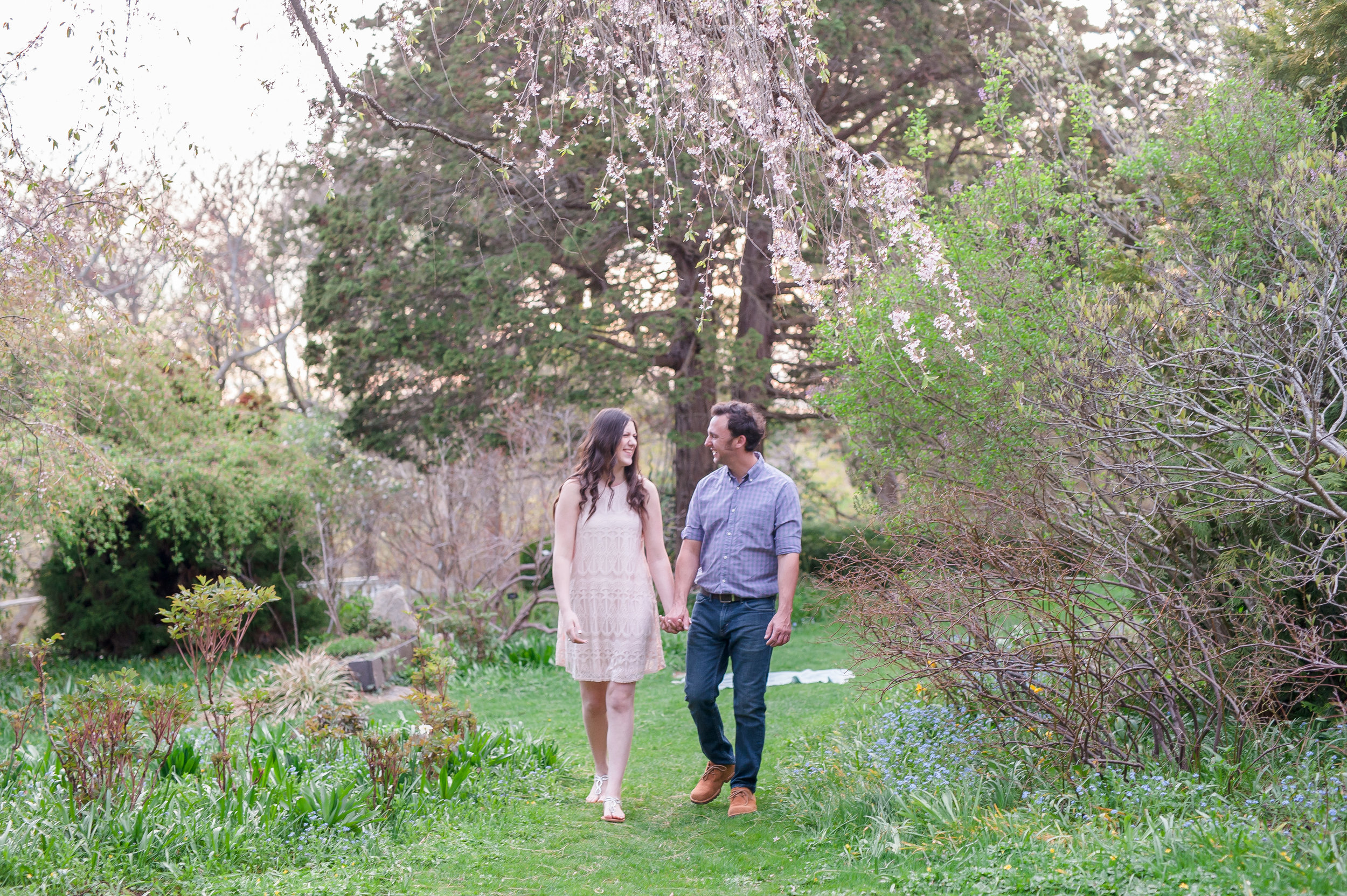 Sean and Nicole Beverly spring blossom engagement-51.jpg