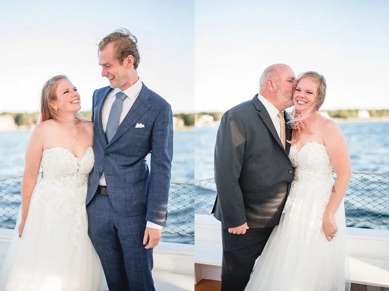Family formal portraits aboard Schooner Lannon, Gloucester MA