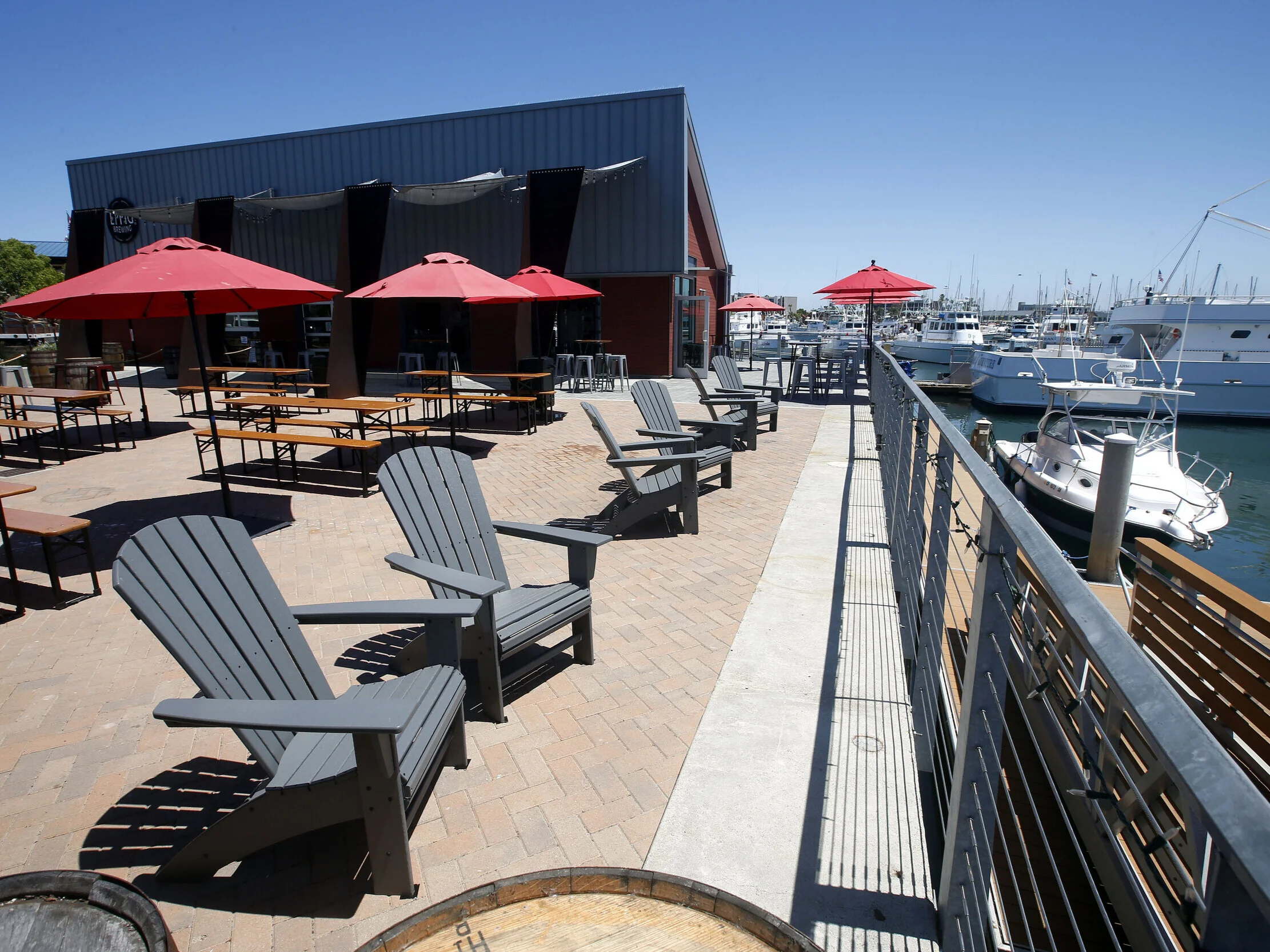 Eppig Brewing Waterfront Biergarten- Photo of Patio & Harbor