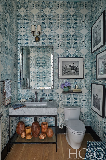 Wheels Wallpaper, Hampton Designer Showhouse