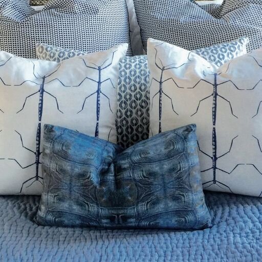 stickbug white marine pillows