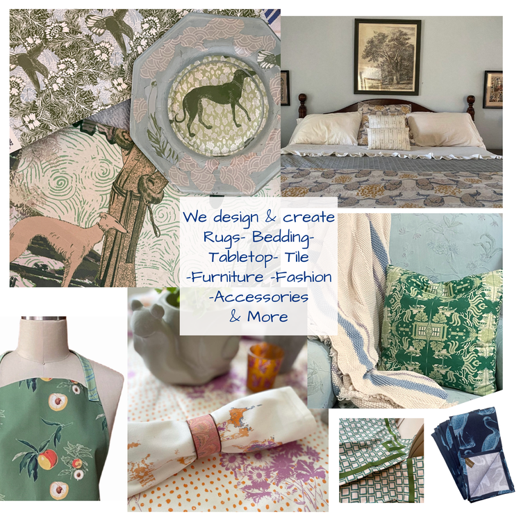 Custom Fabric and Wallpaper Design — rootcellardesigns