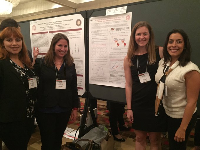 Erin presents poster at TropMed 2016