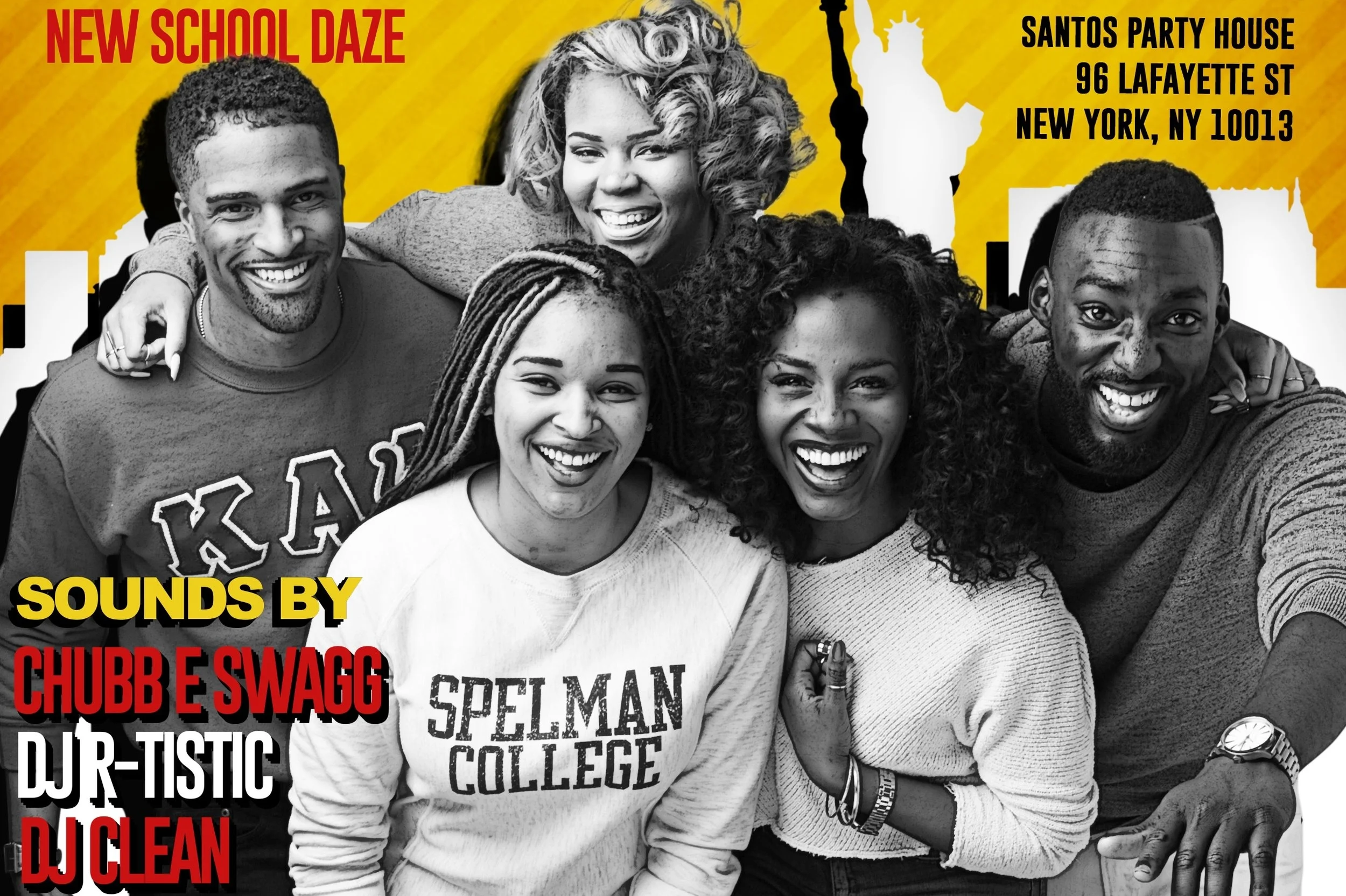 LTR: | Alex Tyree | Janyce | Dyandra Rayé | Deborah Ayorinde | Eric Adjepong