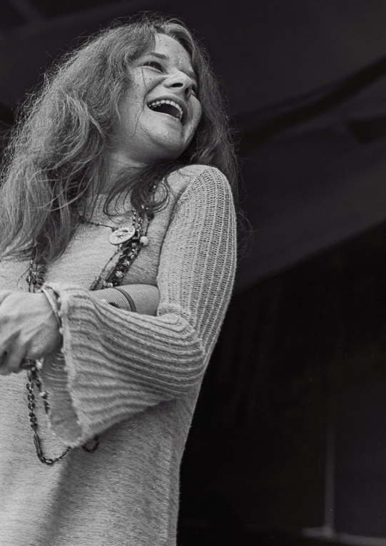  Janis's debut at Monterey Pops started her wild ride. 